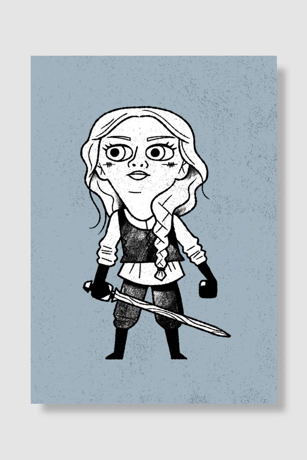 Ciri Oyun Poster Çerçevesiz Yüksek Kalite Oyun Afiş Duvar Poster