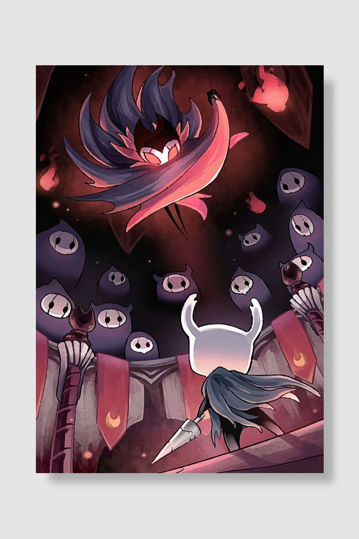 hollow knight Oyun Poster Çerçevesiz Yüksek Kalite Oyun Afiş Duvar Poster