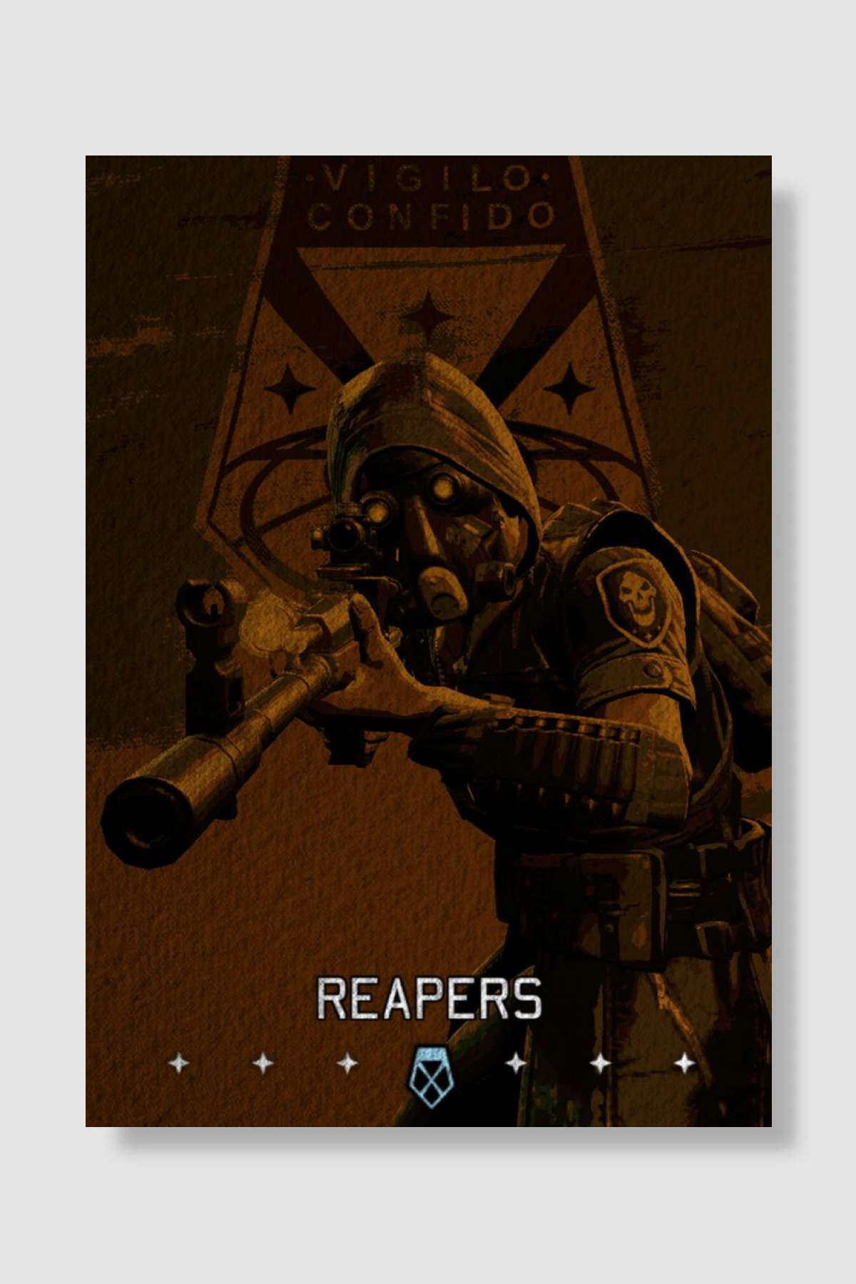 REAPER Oyun Poster Çerçevesiz Yüksek Kalite Oyun Afiş Duvar Poster