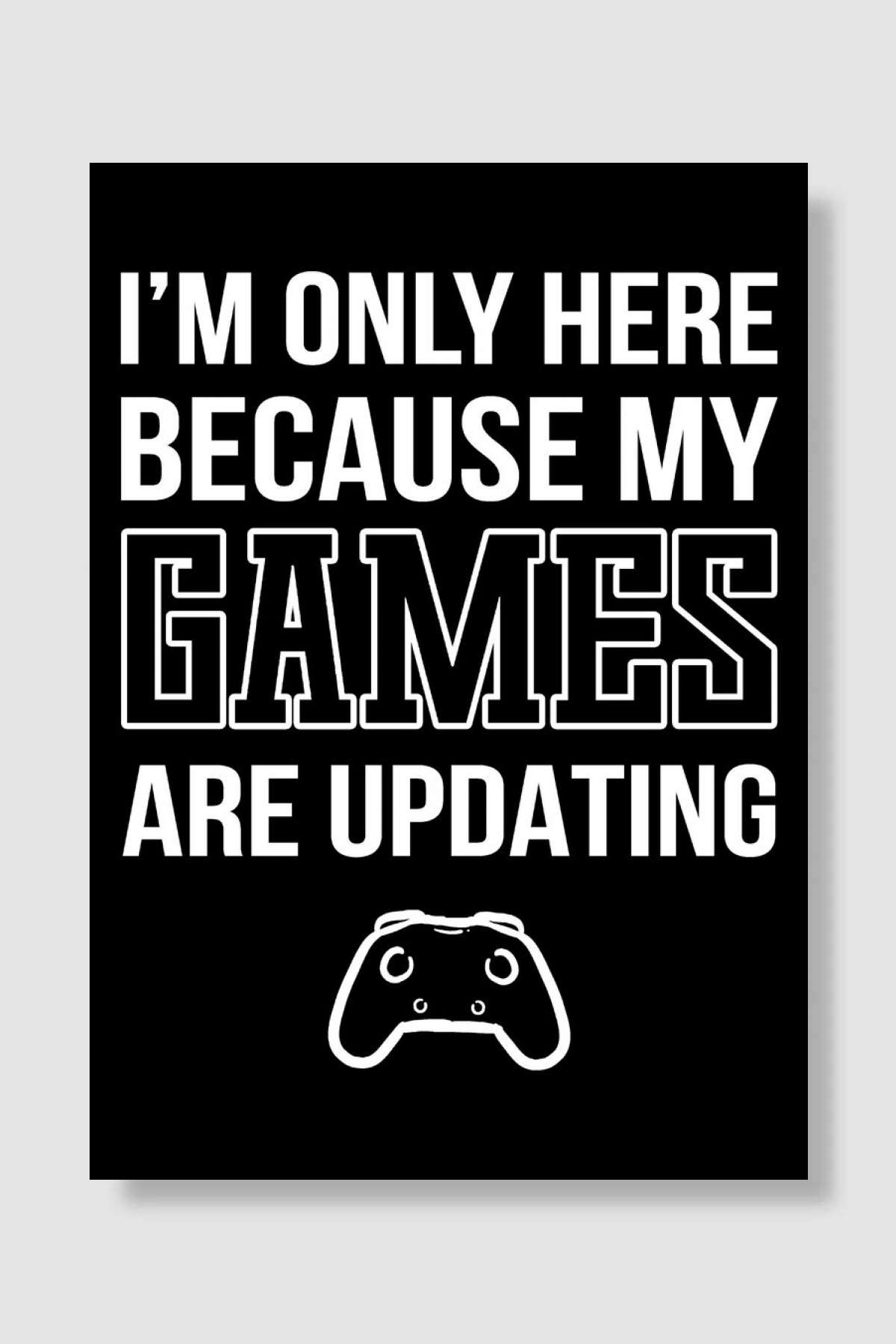 Games Updating Online Play Oyun Poster Çerçevesiz Yüksek Kalite Oyun Afiş Duvar Poster