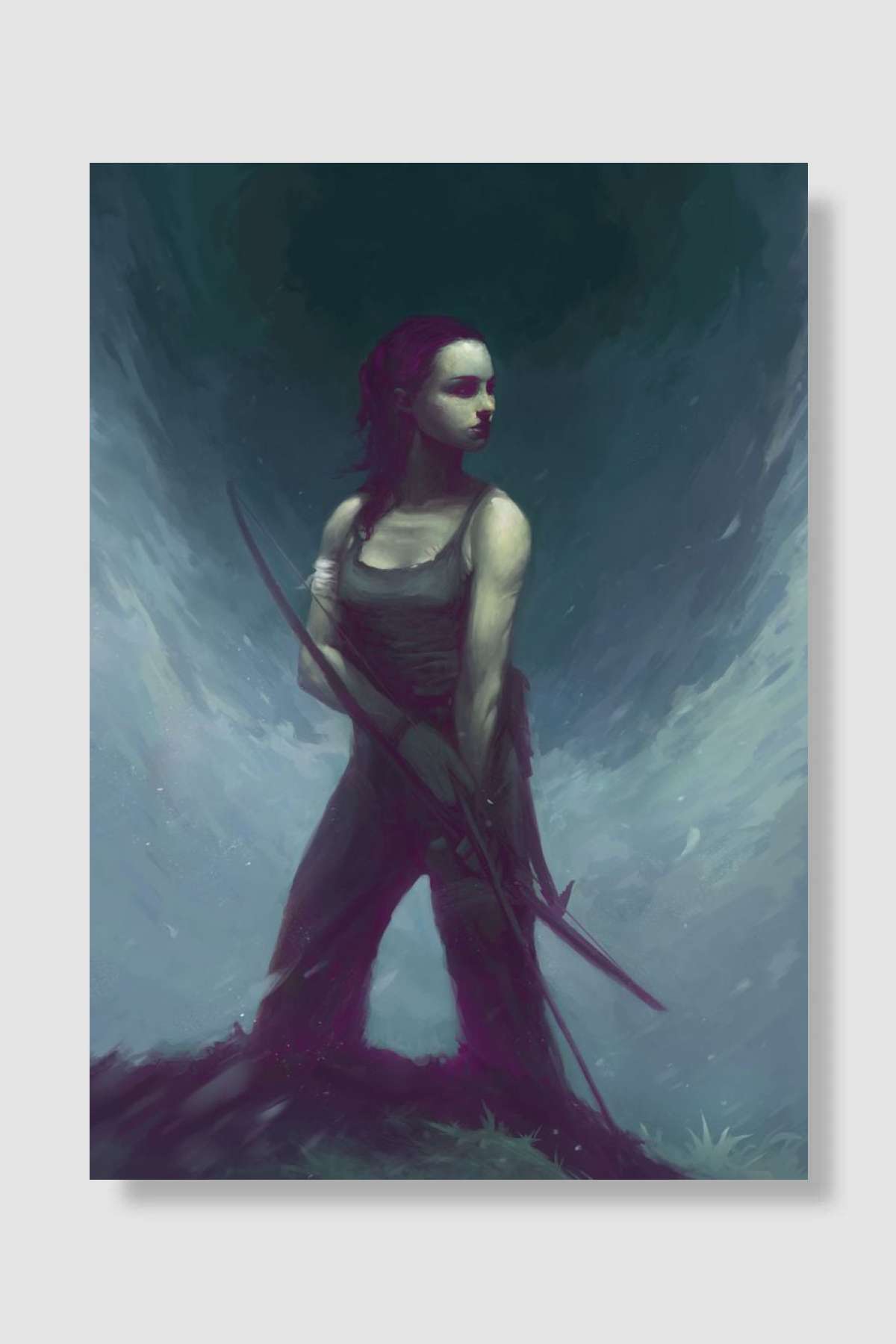 Tomb Raider Oyun Poster Çerçevesiz Yüksek Kalite Oyun Afiş Duvar Poster