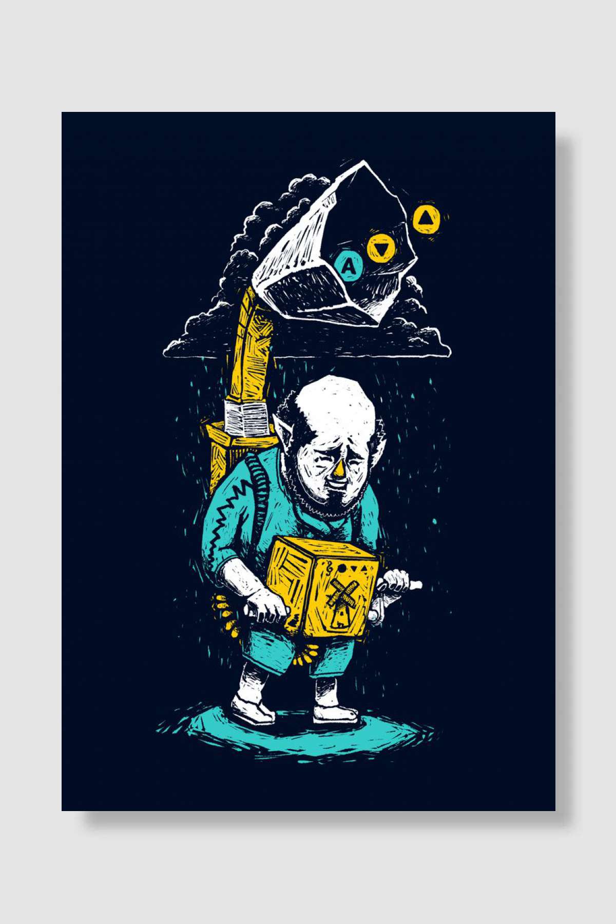 Song of Storms, Legend of Zelda Gaming Video Games Oyun Poster Çerçevesiz Yüksek Kalite Oyun Afiş Duvar Poster