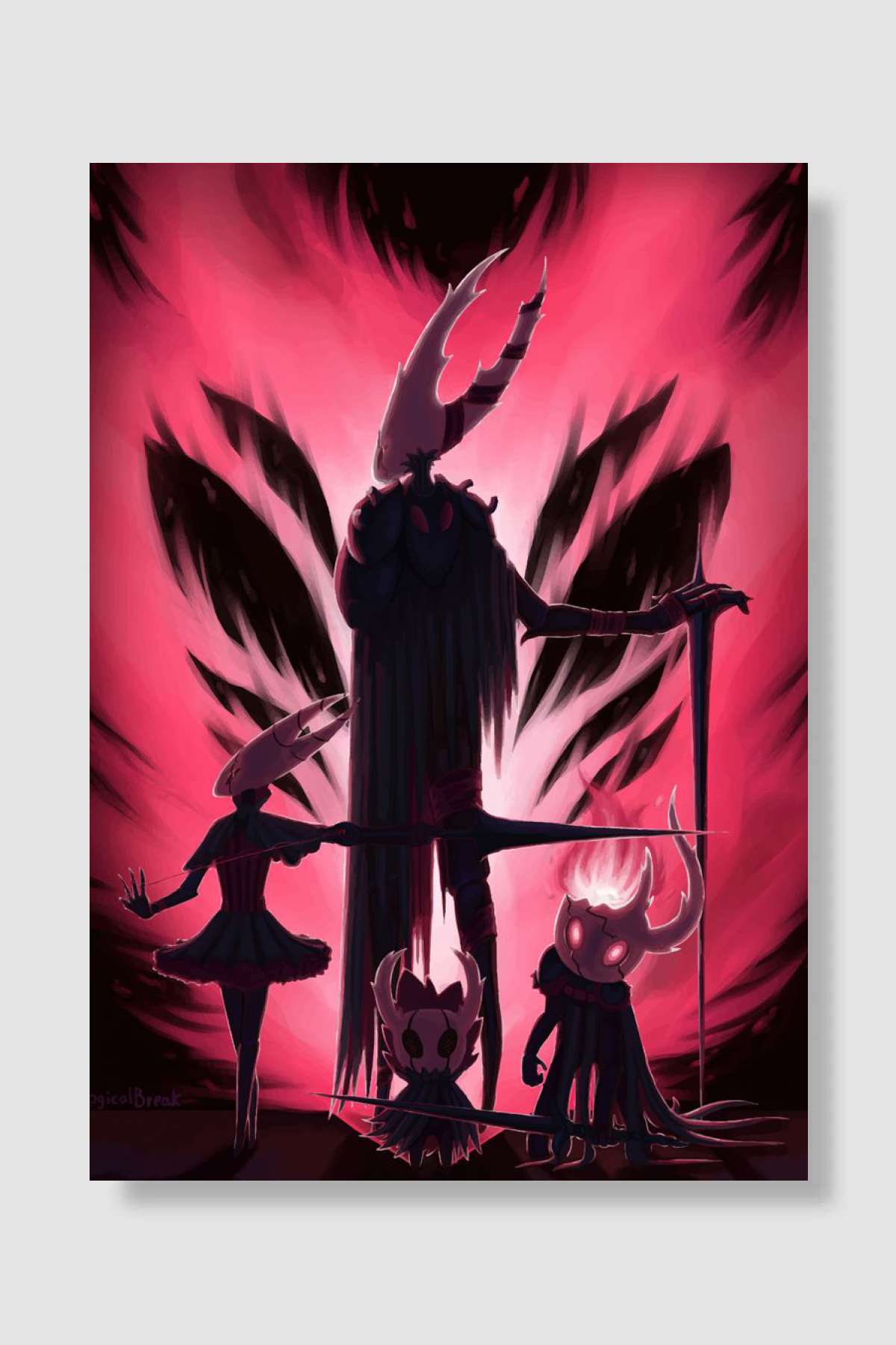 hollow knight Oyun Poster Çerçevesiz Yüksek Kalite Oyun Afiş Duvar Poster - En İyi Fiyatlarla