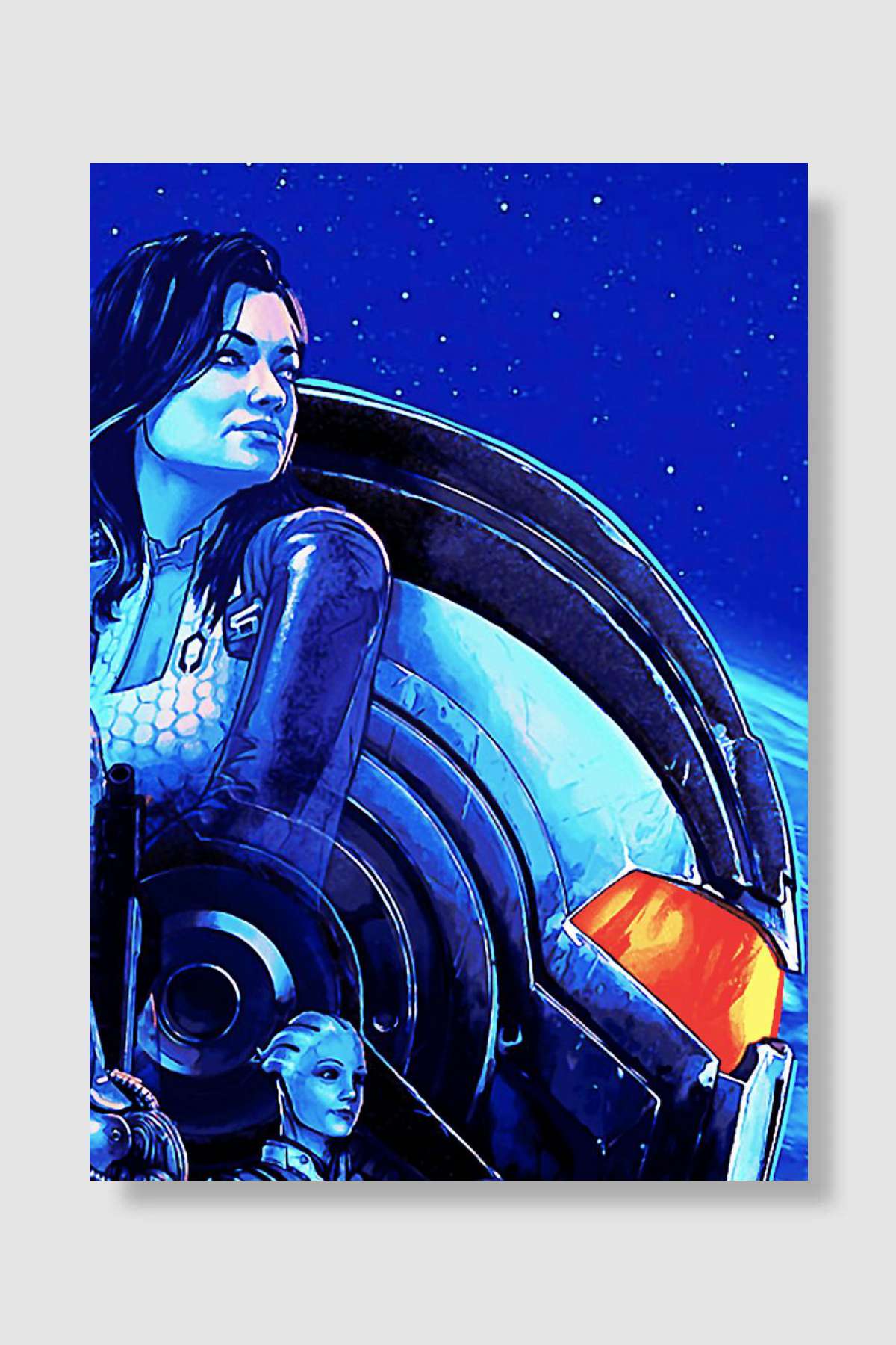 Mass Oyun Poster Çerçevesiz Yüksek Kalite Oyun Afiş Duvar Poster