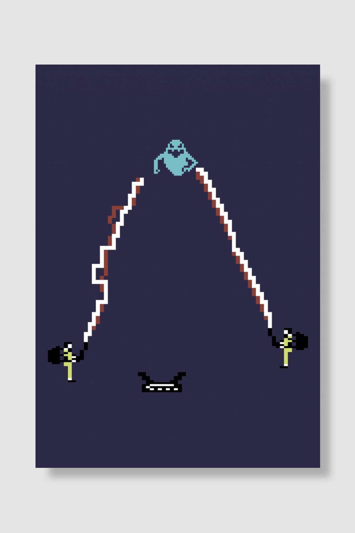 Ghost Busters Commodore 64 Oyun Poster Çerçevesiz Yüksek Kalite Oyun Afiş Duvar Poster