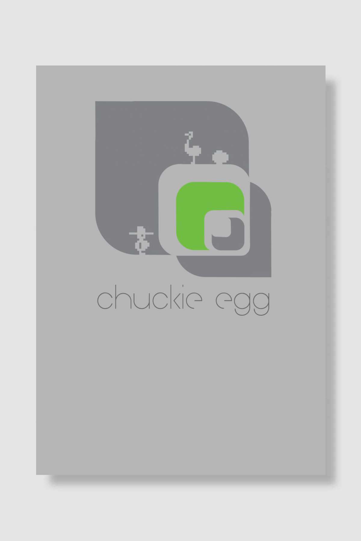 Chuckie Egg Oyun Poster Çerçevesiz Yüksek Kalite Oyun Afiş Duvar Poster