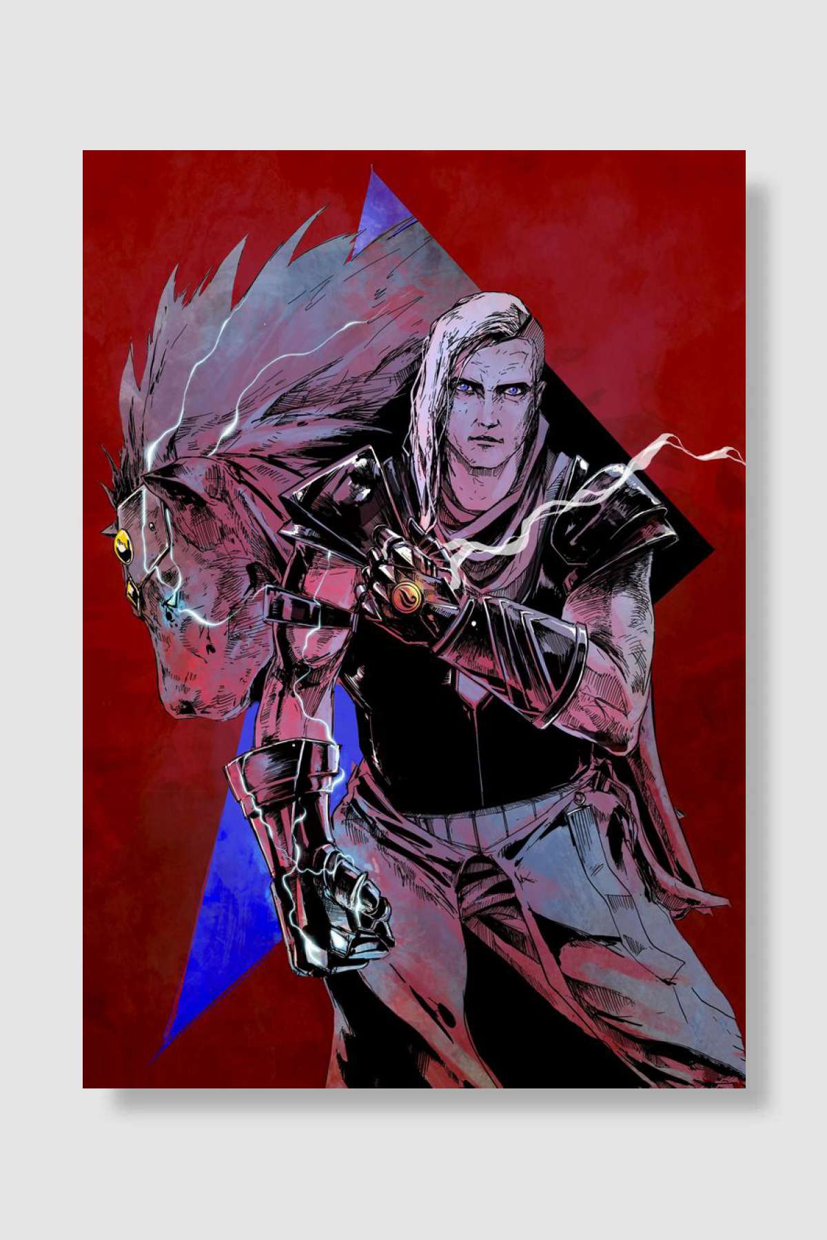 The Blue World Oyun Poster Çerçevesiz Yüksek Kalite Oyun Afiş Duvar Poster