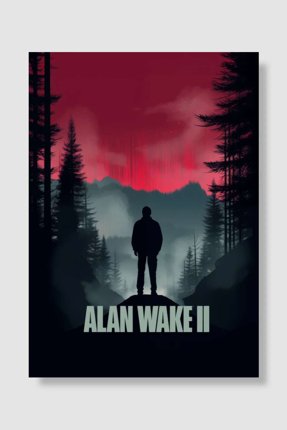 Alan wake Oyun Poster Çerçevesiz Yüksek Kalite Oyun Afiş Duvar Poster - En İyi Fiyatlarla