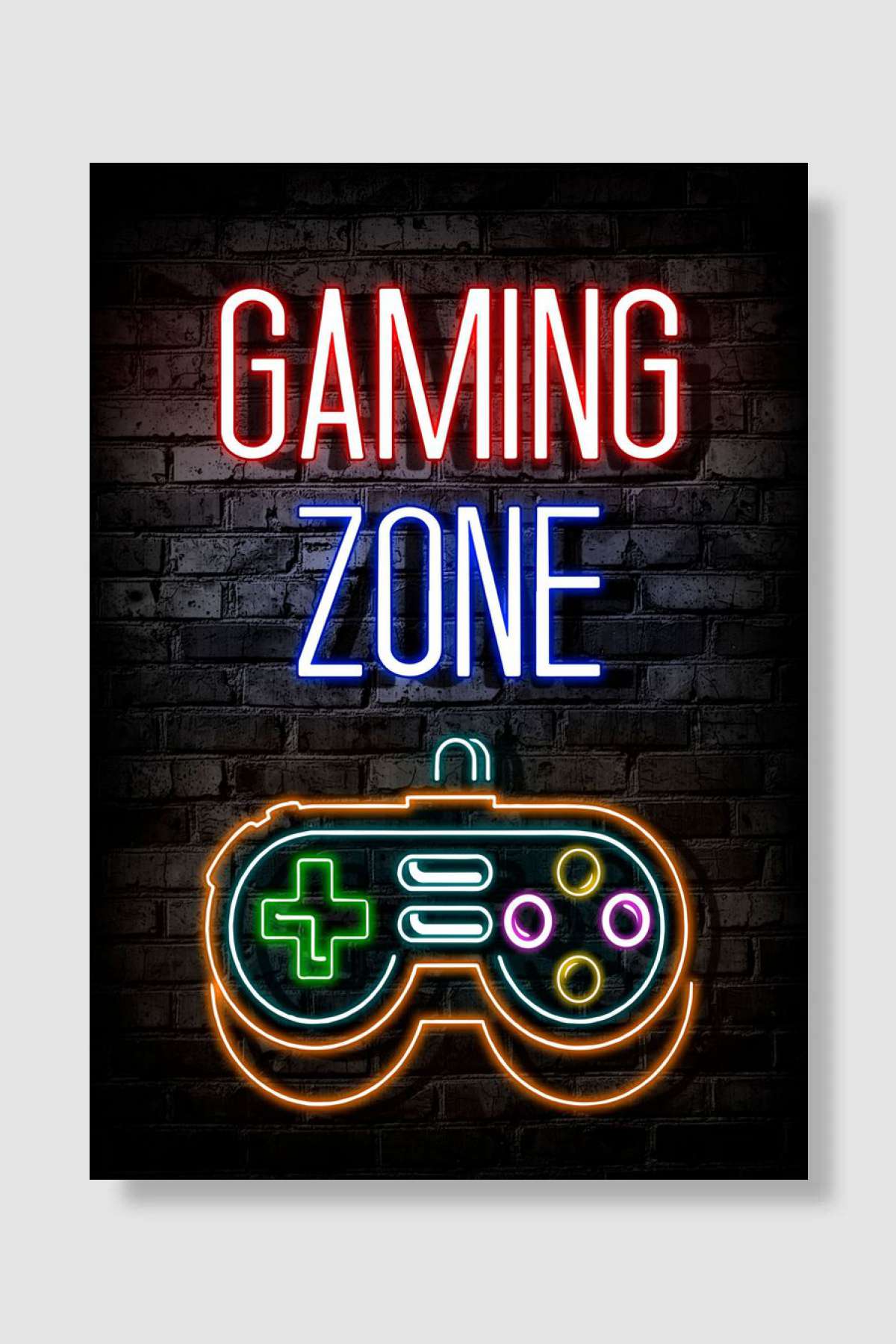 Gaming Zone Oyun Poster Çerçevesiz Yüksek Kalite Oyun Afiş Duvar Poster
