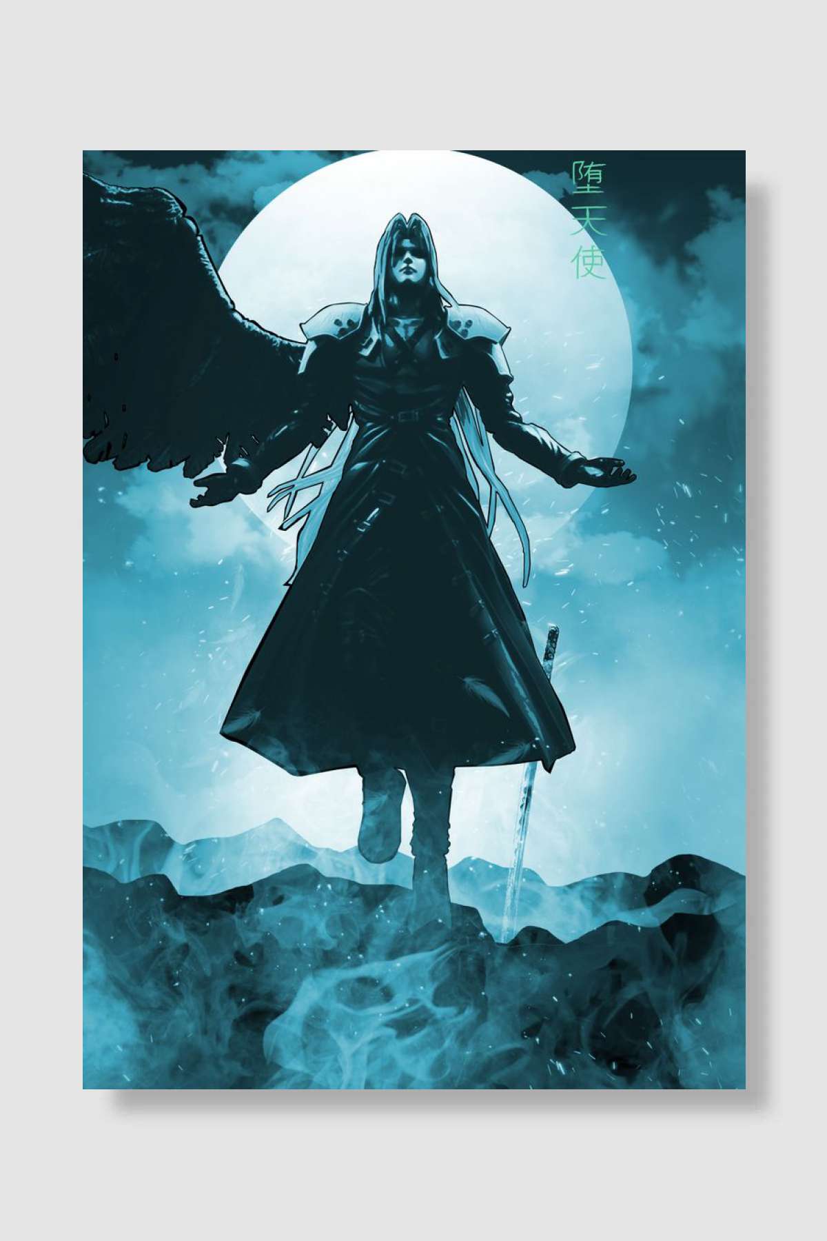 The Fallen Angel Oyun Poster Çerçevesiz Yüksek Kalite Oyun Afiş Duvar Poster - En İyi Fiyatlarla