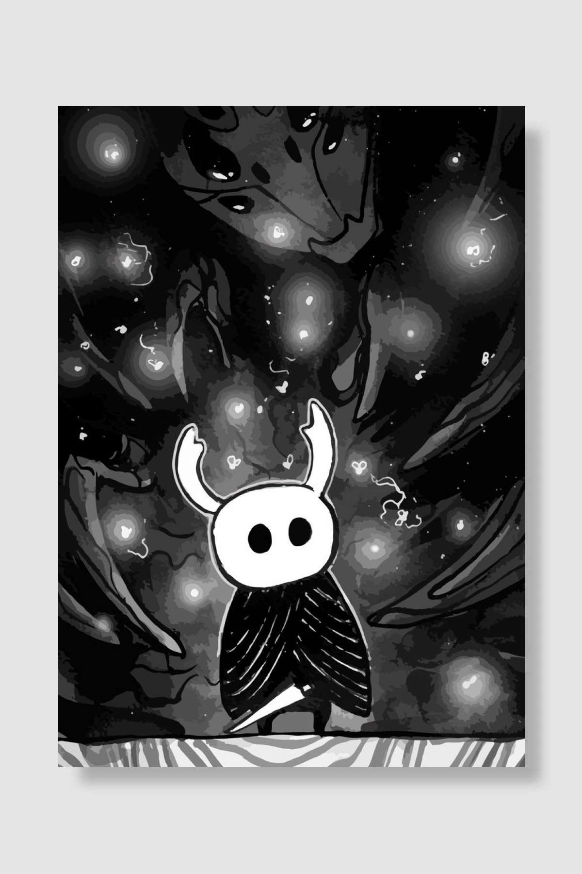 Hollow Knight Oyun Poster Çerçevesiz Yüksek Kalite Oyun Afiş Duvar Poster