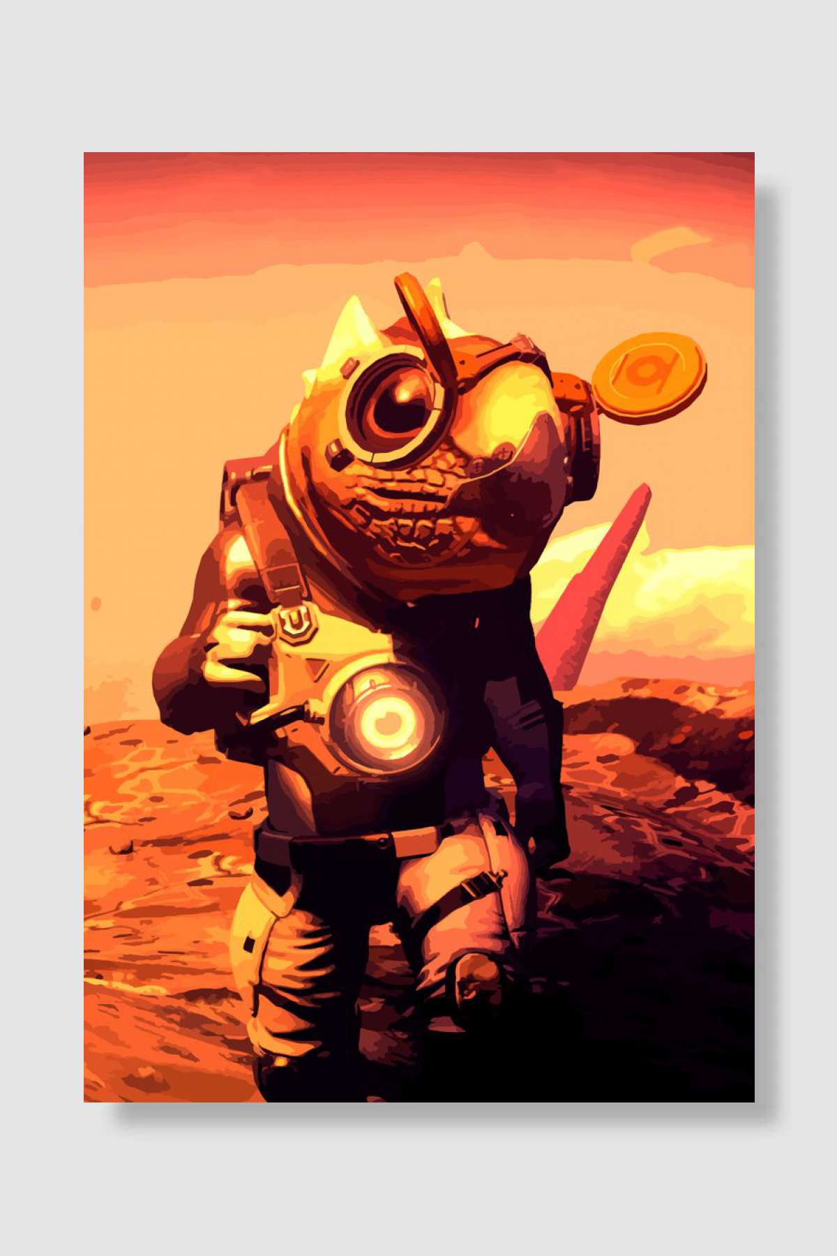 No Mans Sky Oyun Poster Çerçevesiz Yüksek Kalite Oyun Afiş Duvar Poster