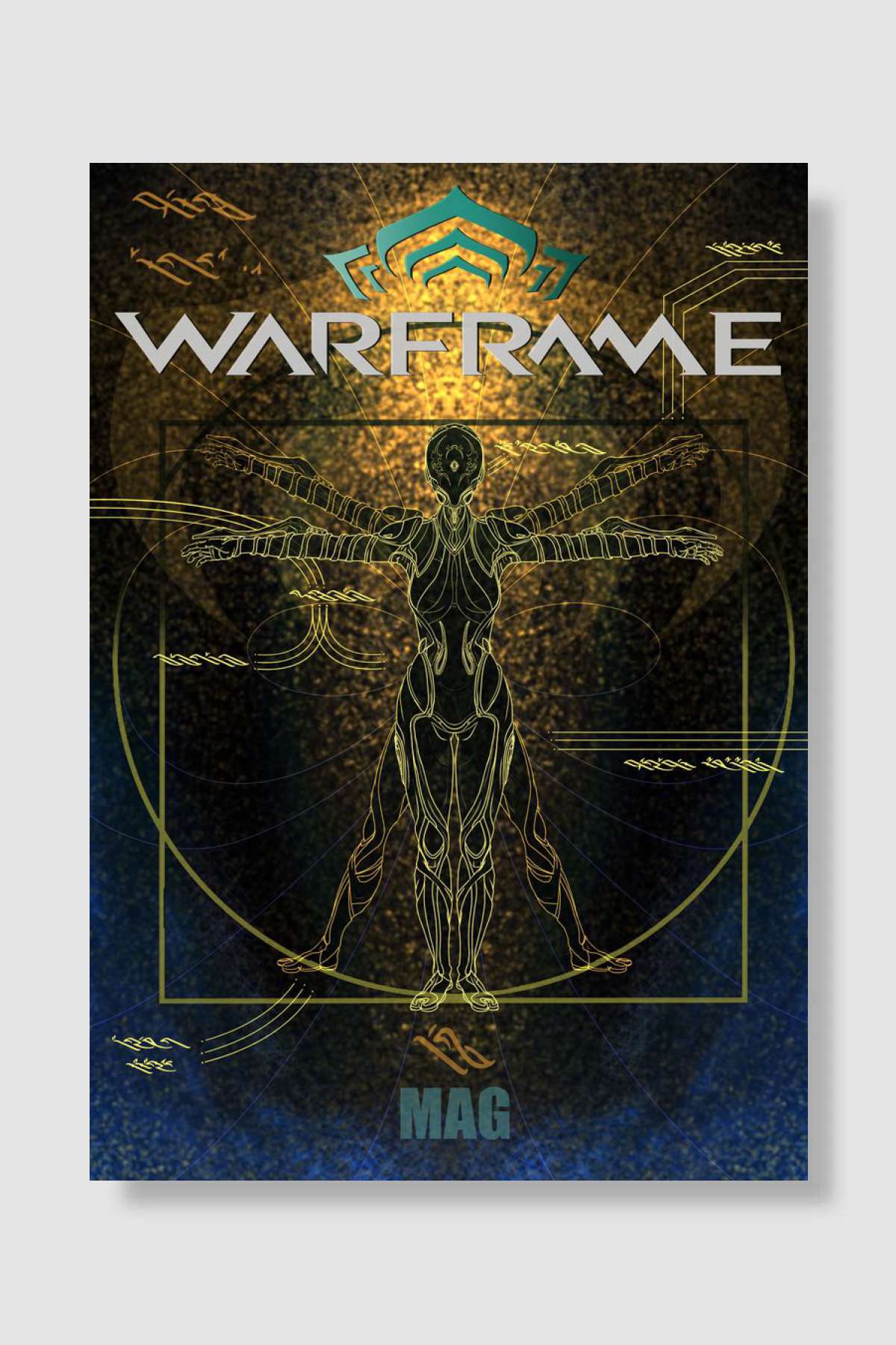 Mag Vitruvian Oyun Poster Çerçevesiz Yüksek Kalite Oyun Afiş Duvar Poster