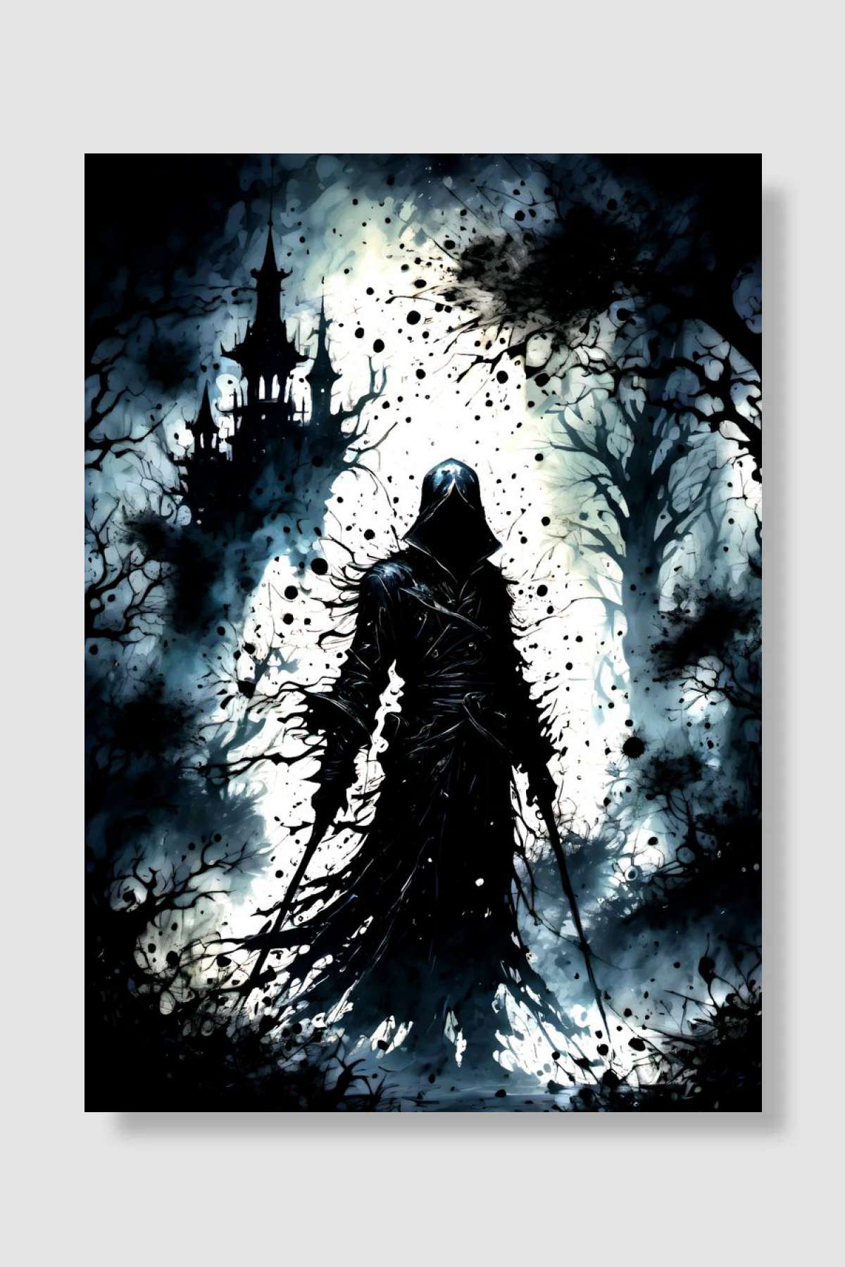 flames hunter Oyun Poster Çerçevesiz Yüksek Kalite Oyun Afiş Duvar Poster - En İyi Fiyatlarla