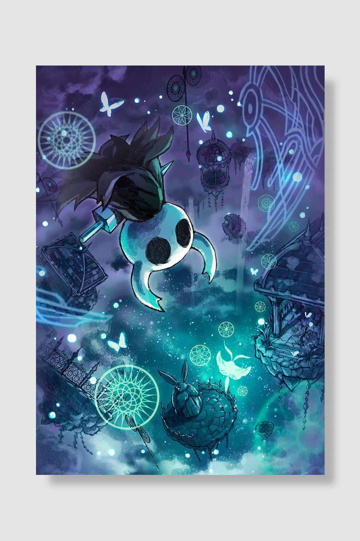 Hollow Knight Oyun Poster Çerçevesiz Yüksek Kalite Oyun Afiş Duvar Poster - En İyi Fiyatlarla
