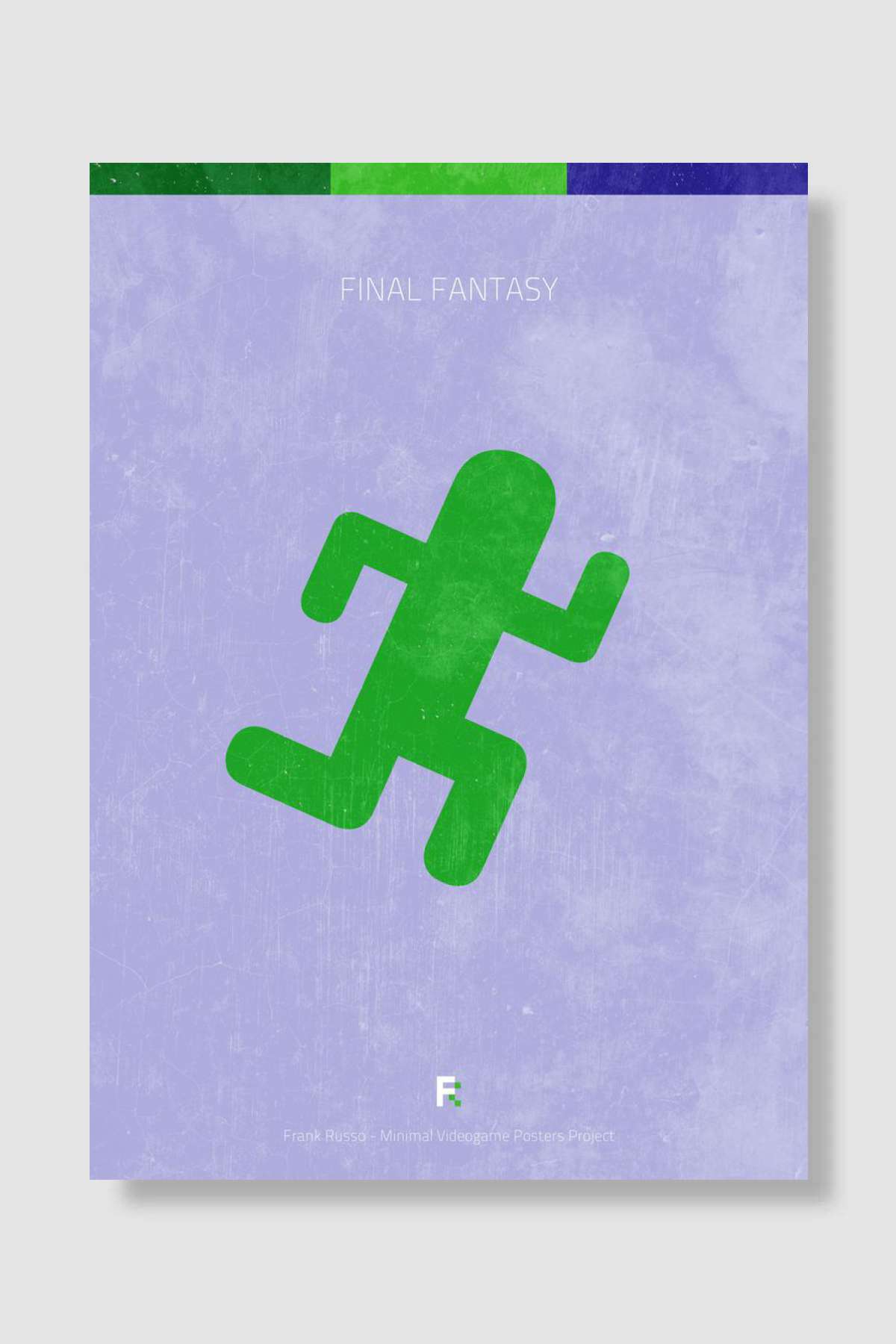 Final Fantasy. Minimal Videogame Poster. Oyun Poster Çerçevesiz Yüksek Kalite Oyun Afiş Duvar Poster