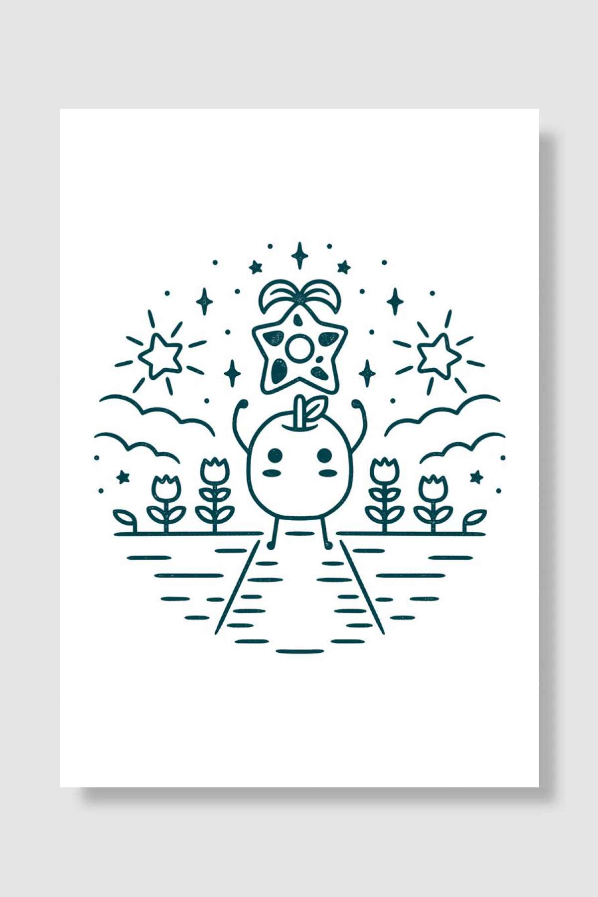 Stardew Valley Junimo Oyun Poster Çerçevesiz Yüksek Kalite Oyun Afiş Duvar Poster