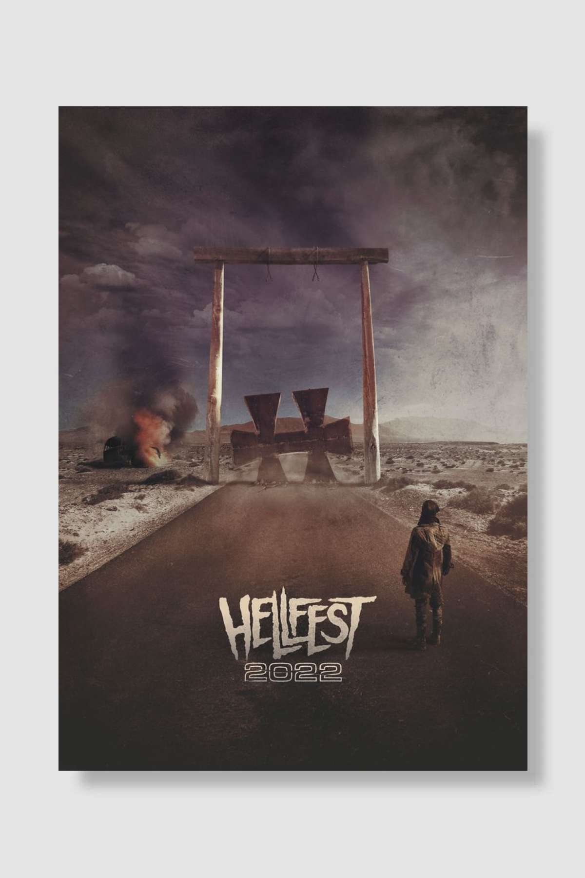 Hellfest 8 Oyun Poster Çerçevesiz Yüksek Kalite Oyun Afiş Duvar Poster