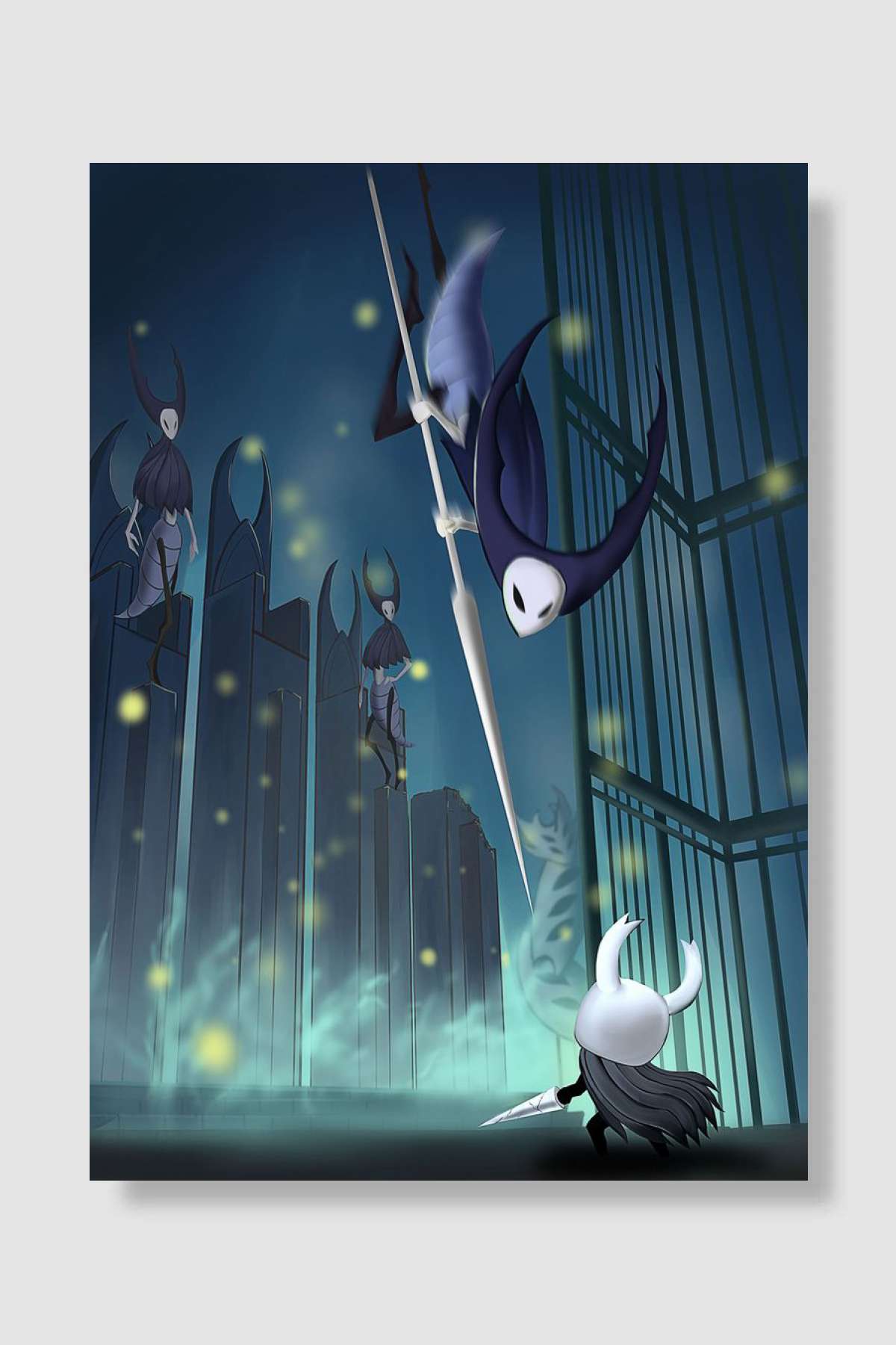 Hollow Knight Oyun Poster Çerçevesiz Yüksek Kalite Oyun Afiş Duvar Poster