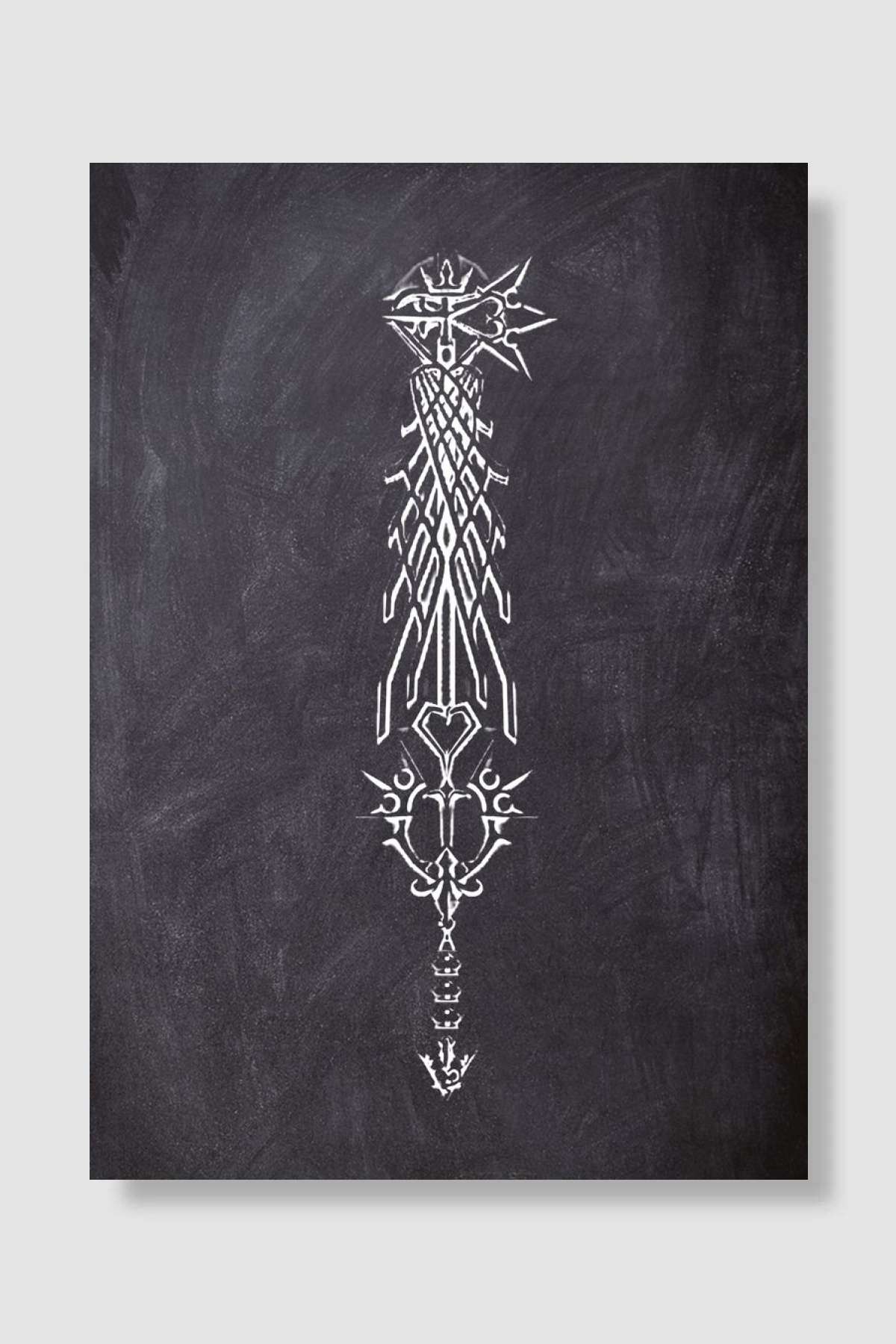 chalk key 11 Oyun Poster Çerçevesiz Yüksek Kalite Oyun Afiş Duvar Poster