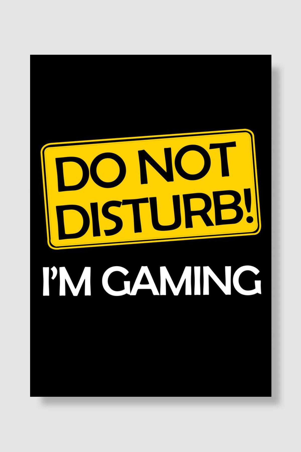 Do not Disturb Oyun Poster Çerçevesiz Yüksek Kalite Oyun Afiş Duvar Poster