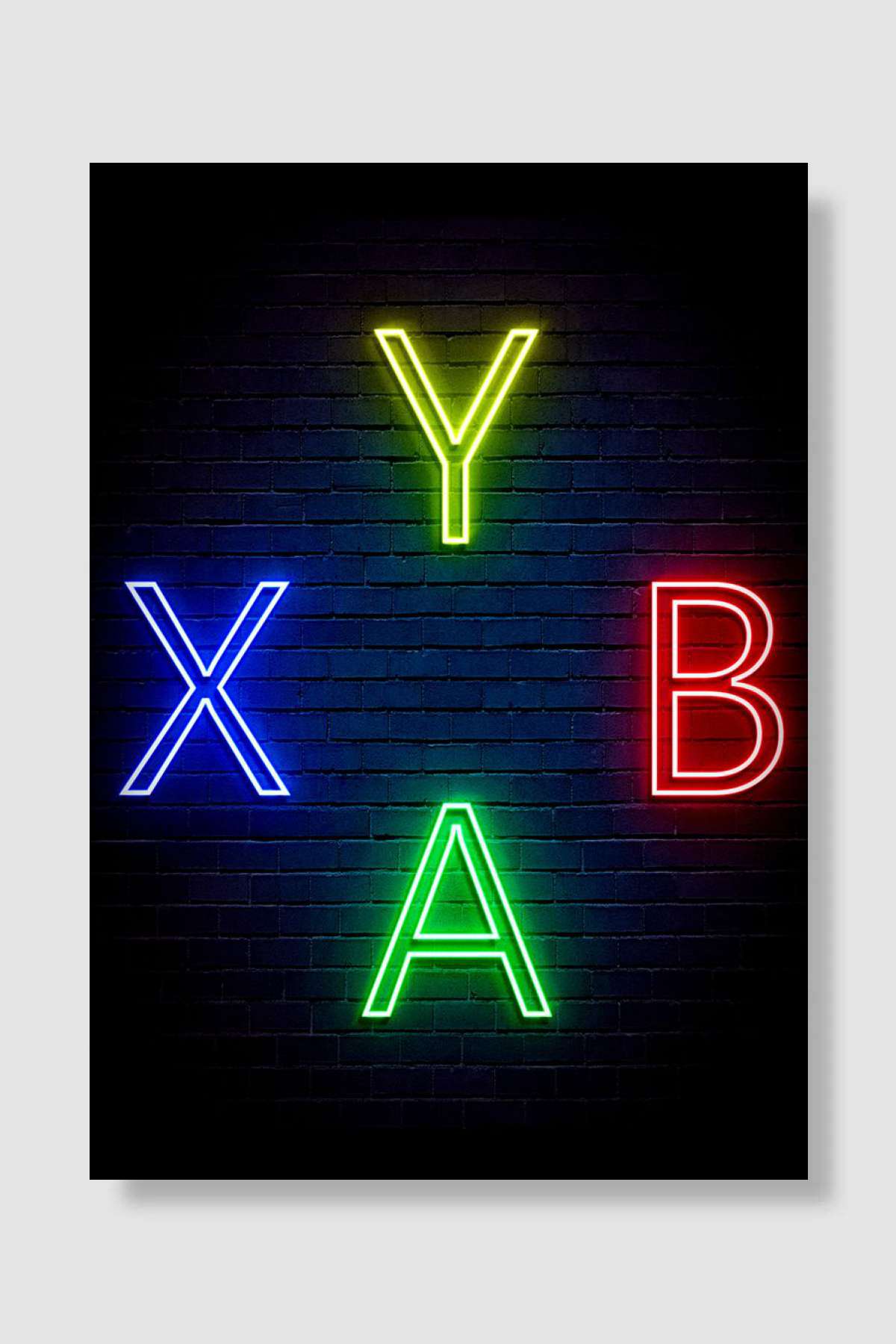 Xbox controller Oyun Poster Çerçevesiz Yüksek Kalite Oyun Afiş Duvar Poster