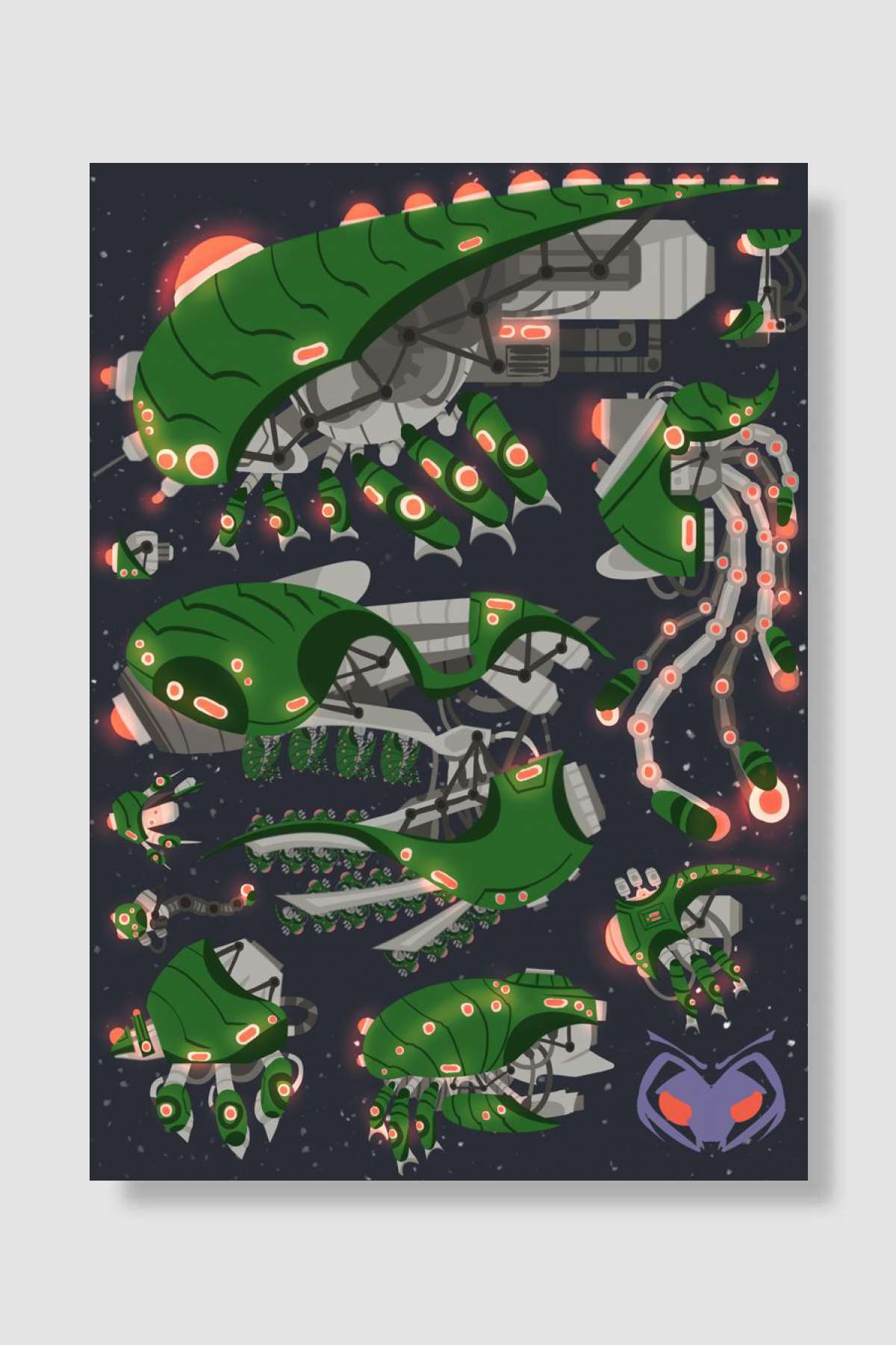 Its a bug Oyun Poster Çerçevesiz Yüksek Kalite Oyun Afiş Duvar Poster