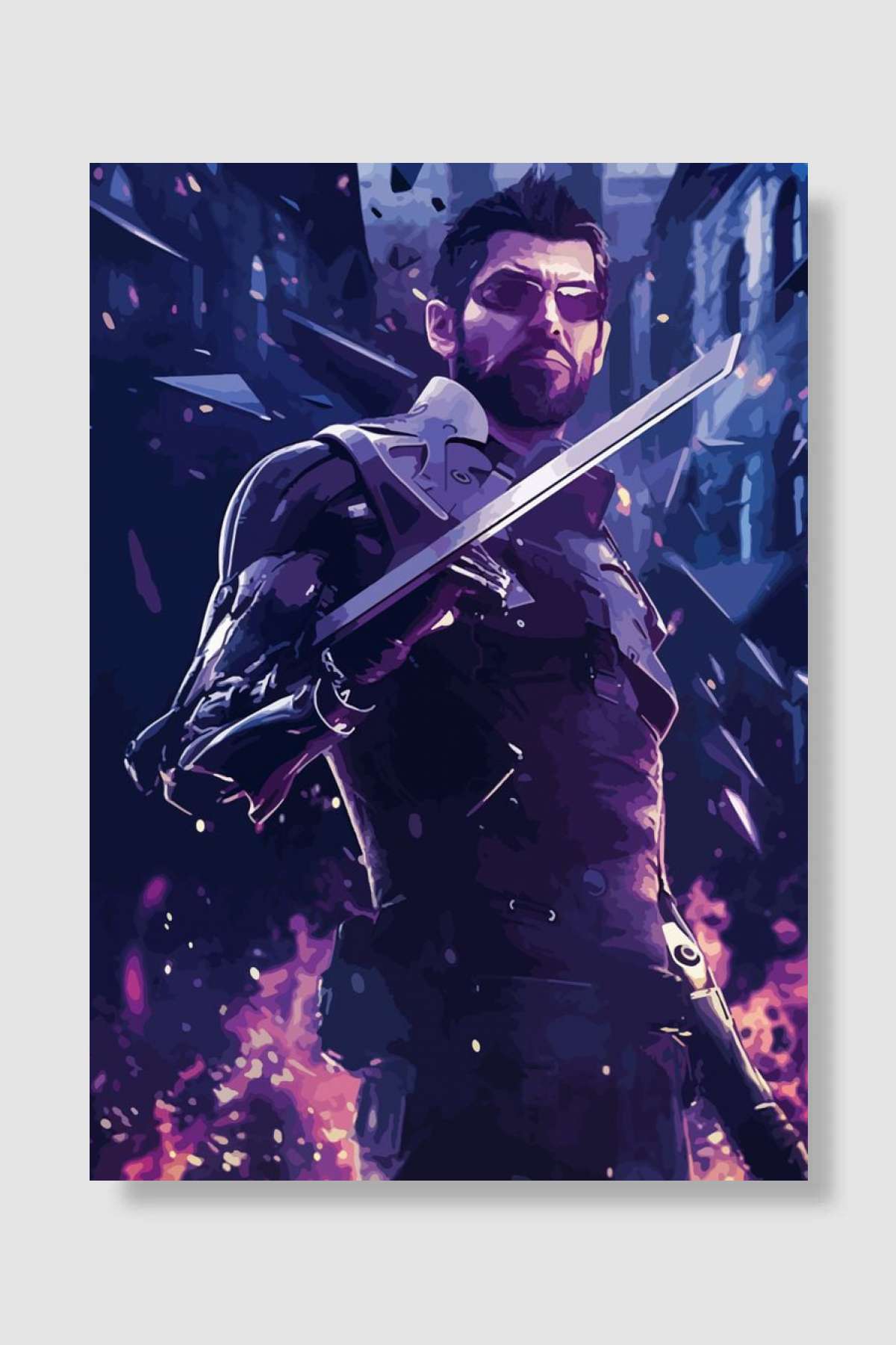 Deus ex Oyun Poster Çerçevesiz Yüksek Kalite Oyun Afiş Duvar Poster - En İyi Fiyatlarla