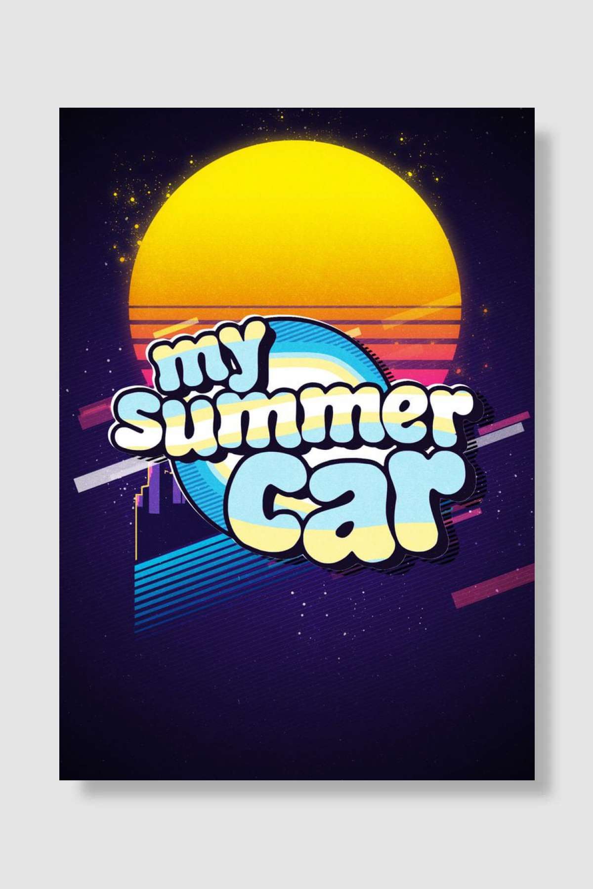 my summer car Oyun Poster Çerçevesiz Yüksek Kalite Oyun Afiş Duvar Poster