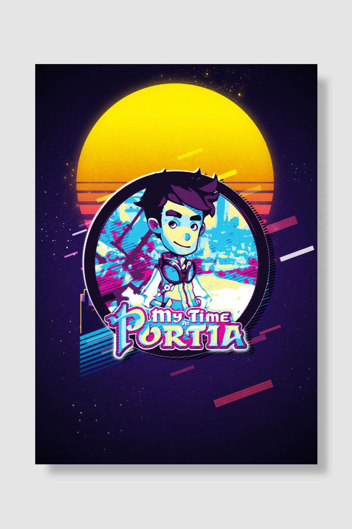 My time at portia Oyun Poster Çerçevesiz Yüksek Kalite Oyun Afiş Duvar Poster