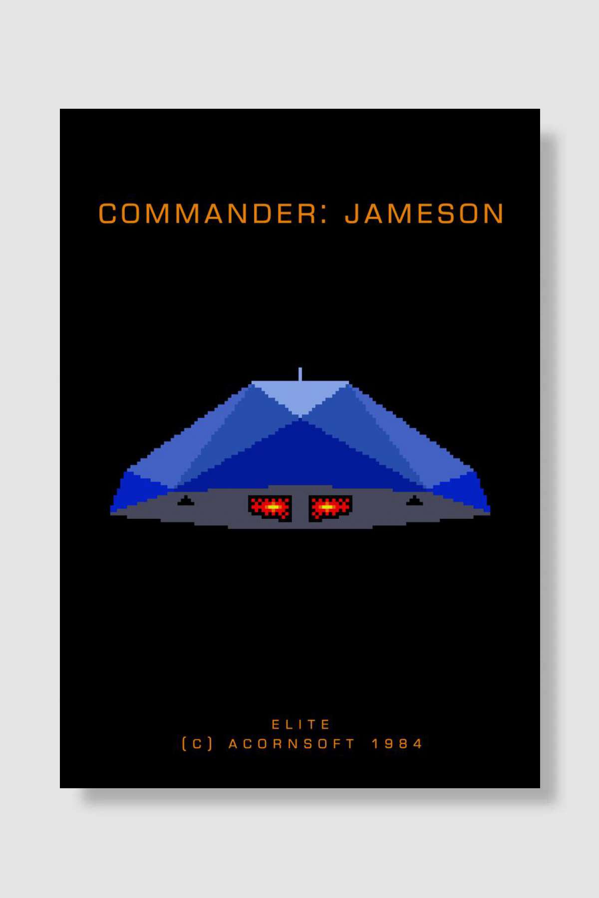 Elite Oyun Poster Çerçevesiz Yüksek Kalite Oyun Afiş Duvar Poster