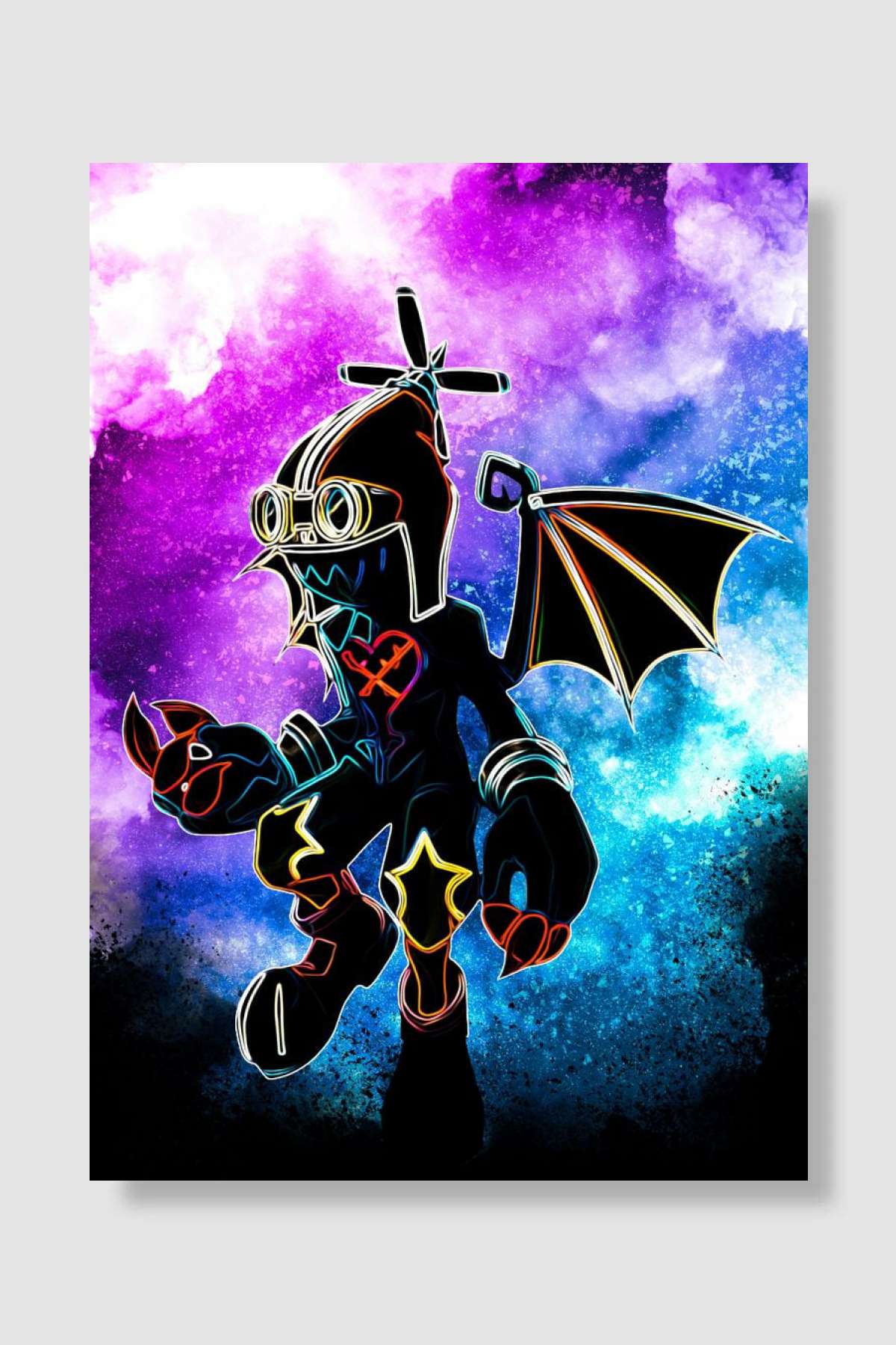 Dark soul of gaming Oyun Poster Çerçevesiz Yüksek Kalite Oyun Afiş Duvar Poster