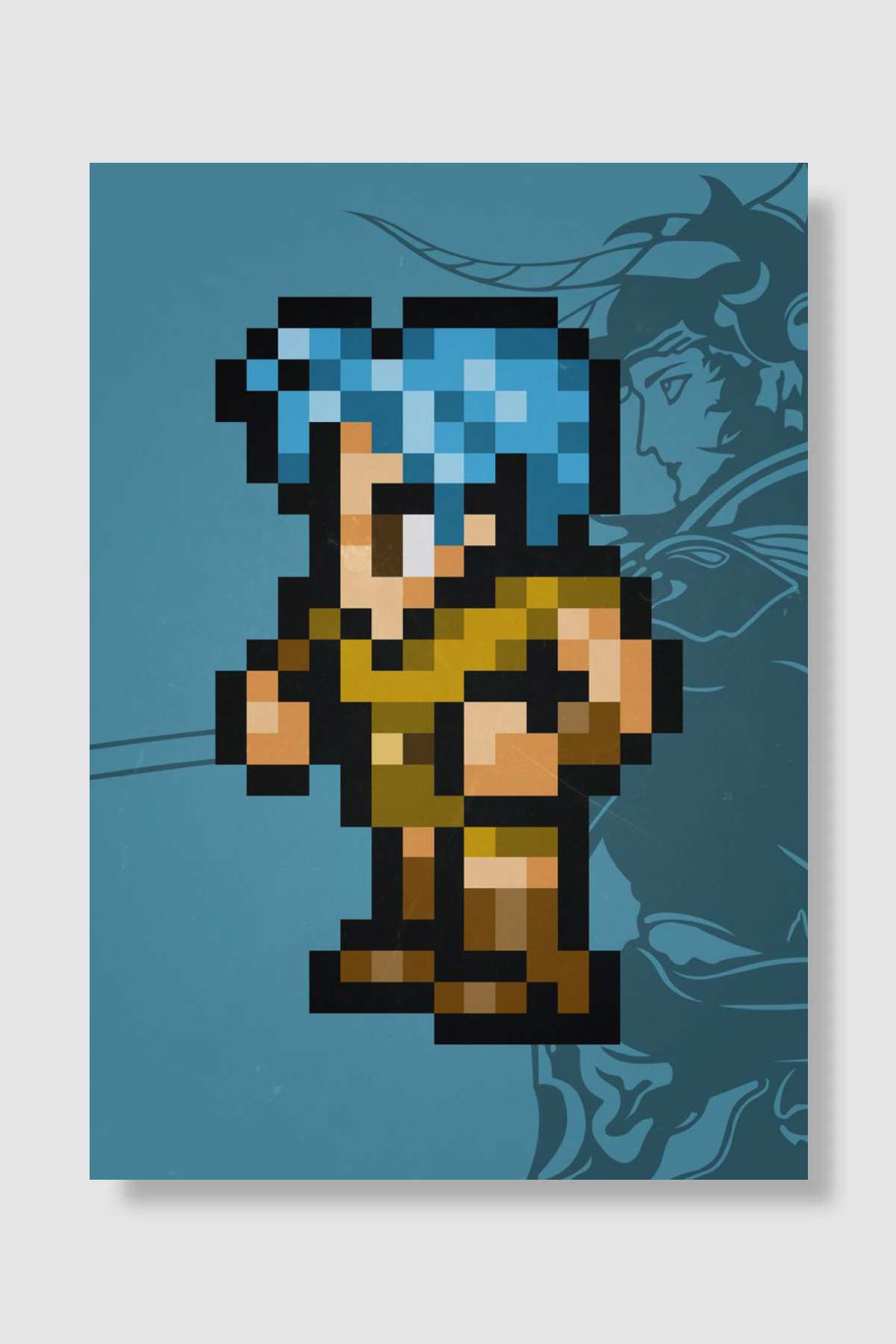 FF I Thief Pixel Sprite Oyun Poster Çerçevesiz Yüksek Kalite Oyun Afiş Duvar Poster