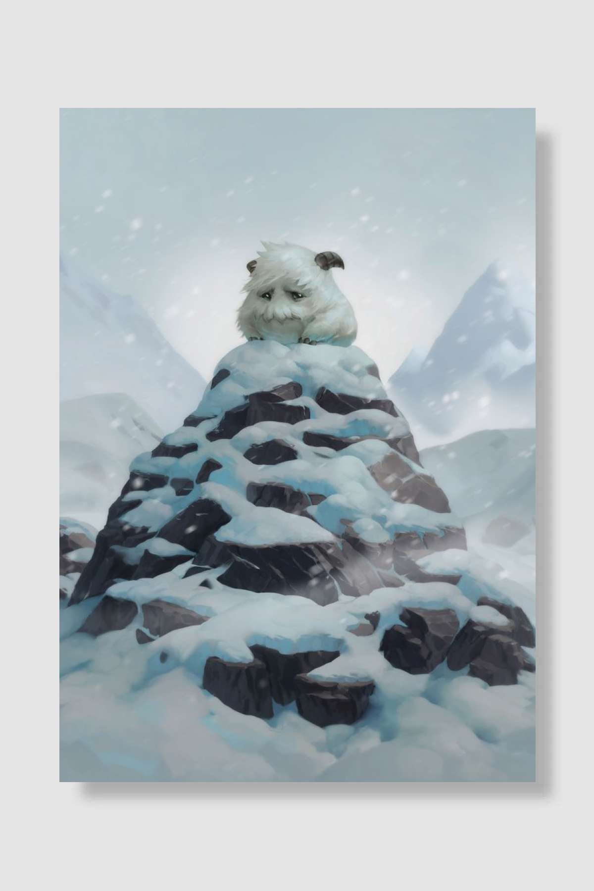 Lonely Poro v Oyun Poster Çerçevesiz Yüksek Kalite Oyun Afiş Duvar Poster
