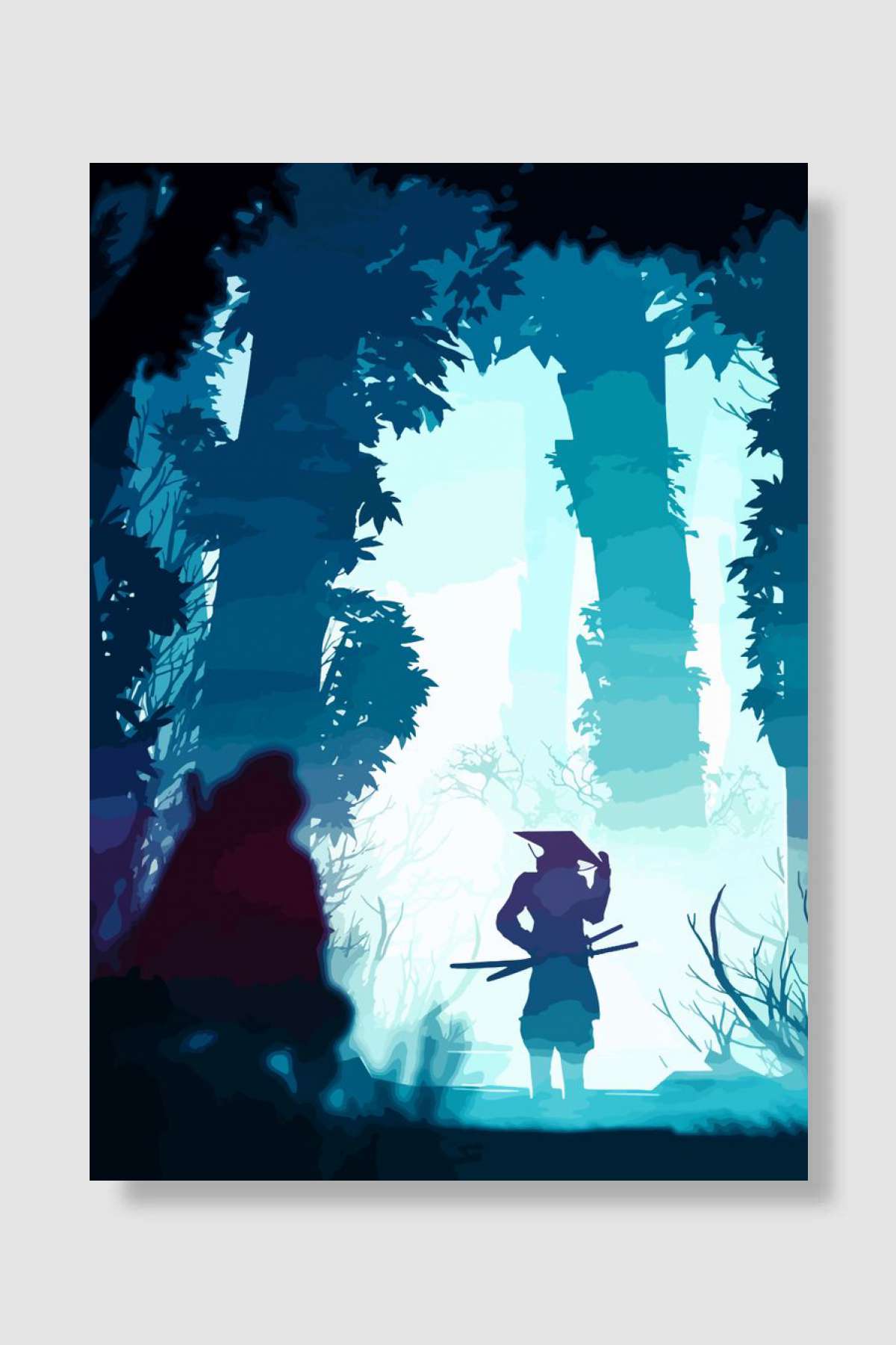 Samurai Oyun Poster Çerçevesiz Yüksek Kalite Oyun Afiş Duvar Poster - En İyi Fiyatlarla