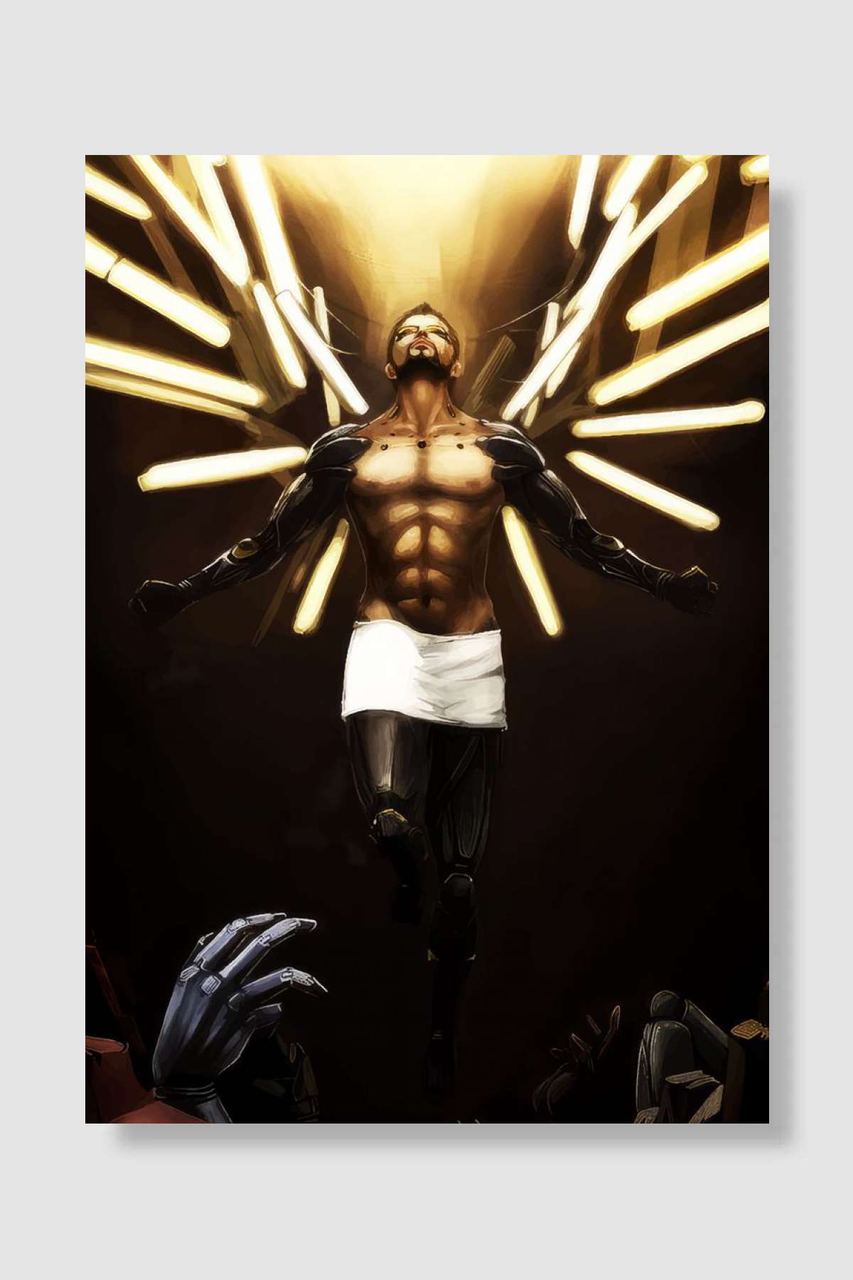 deus ex Oyun Poster Çerçevesiz Yüksek Kalite Oyun Afiş Duvar Poster - En İyi Fiyatlarla