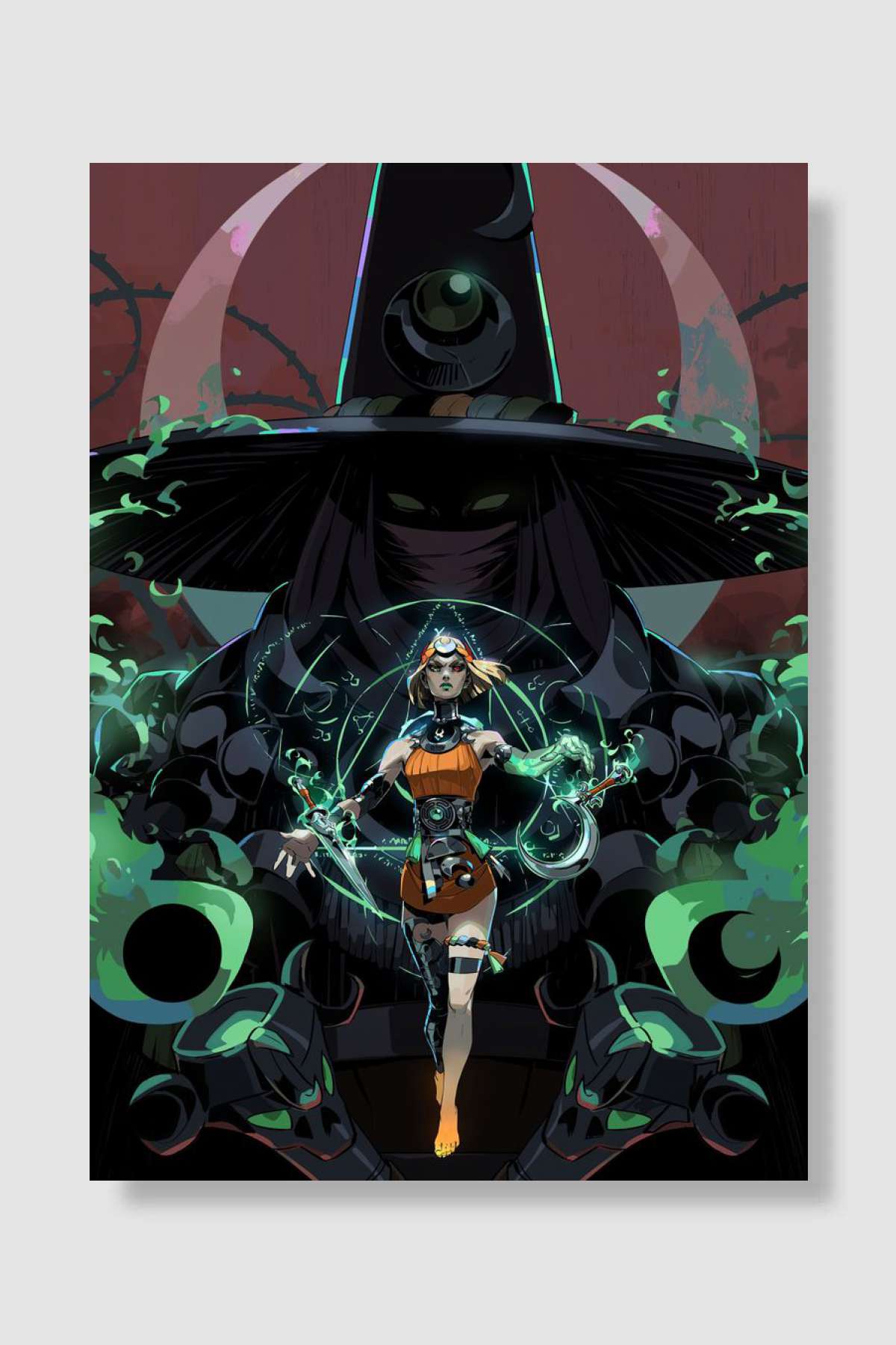 Hades Game Oyun Poster Çerçevesiz Yüksek Kalite Oyun Afiş Duvar Poster