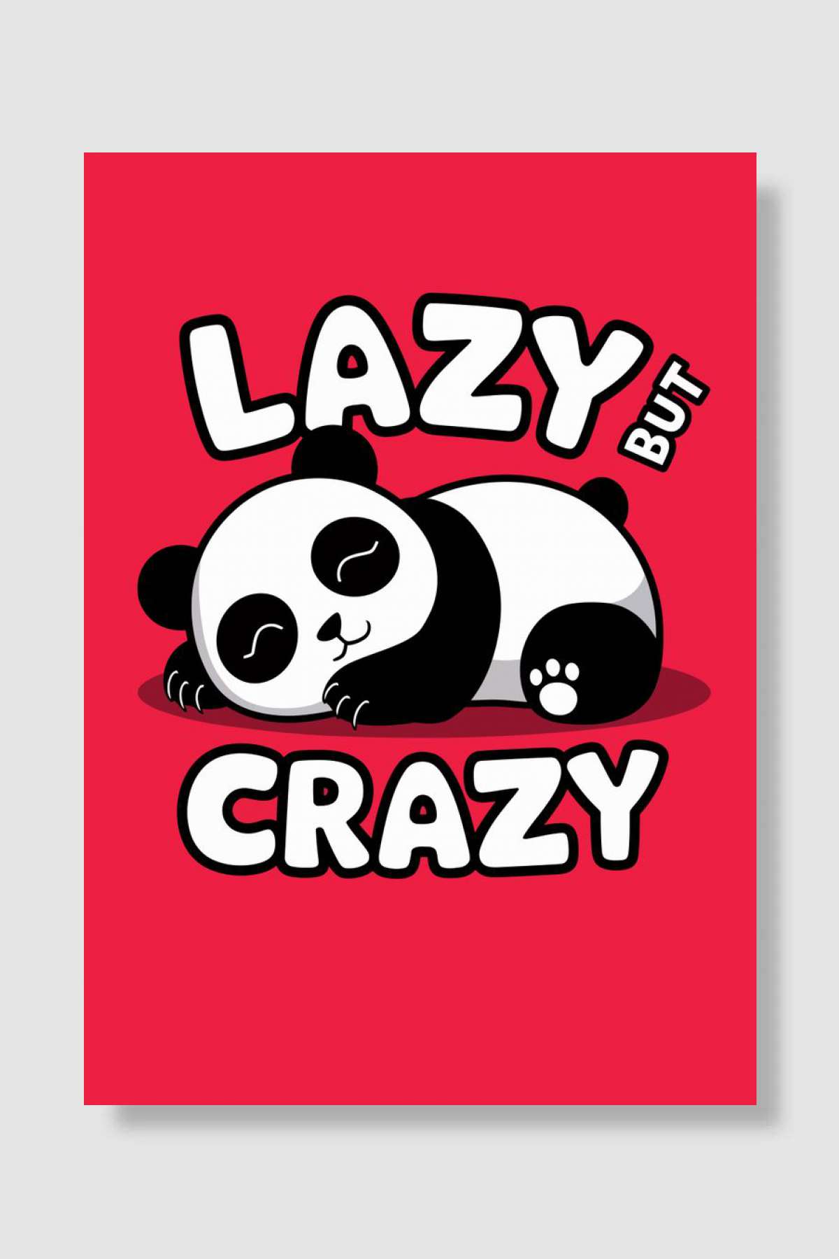 Sleepy Panda Oyun Poster Çerçevesiz Yüksek Kalite Oyun Afiş Duvar Poster