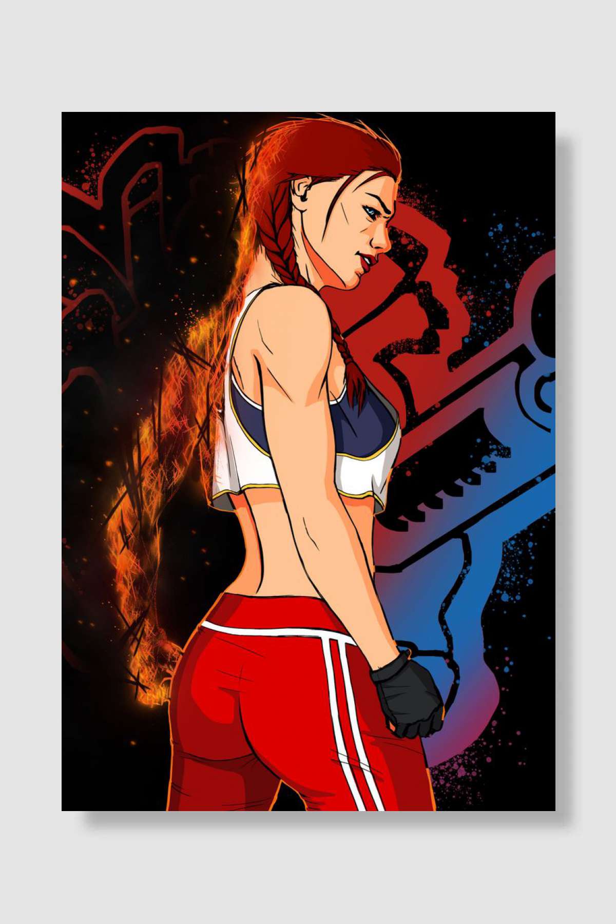 Meg Oyun Poster Çerçevesiz Yüksek Kalite Oyun Afiş Duvar Poster - En İyi Fiyatlarla