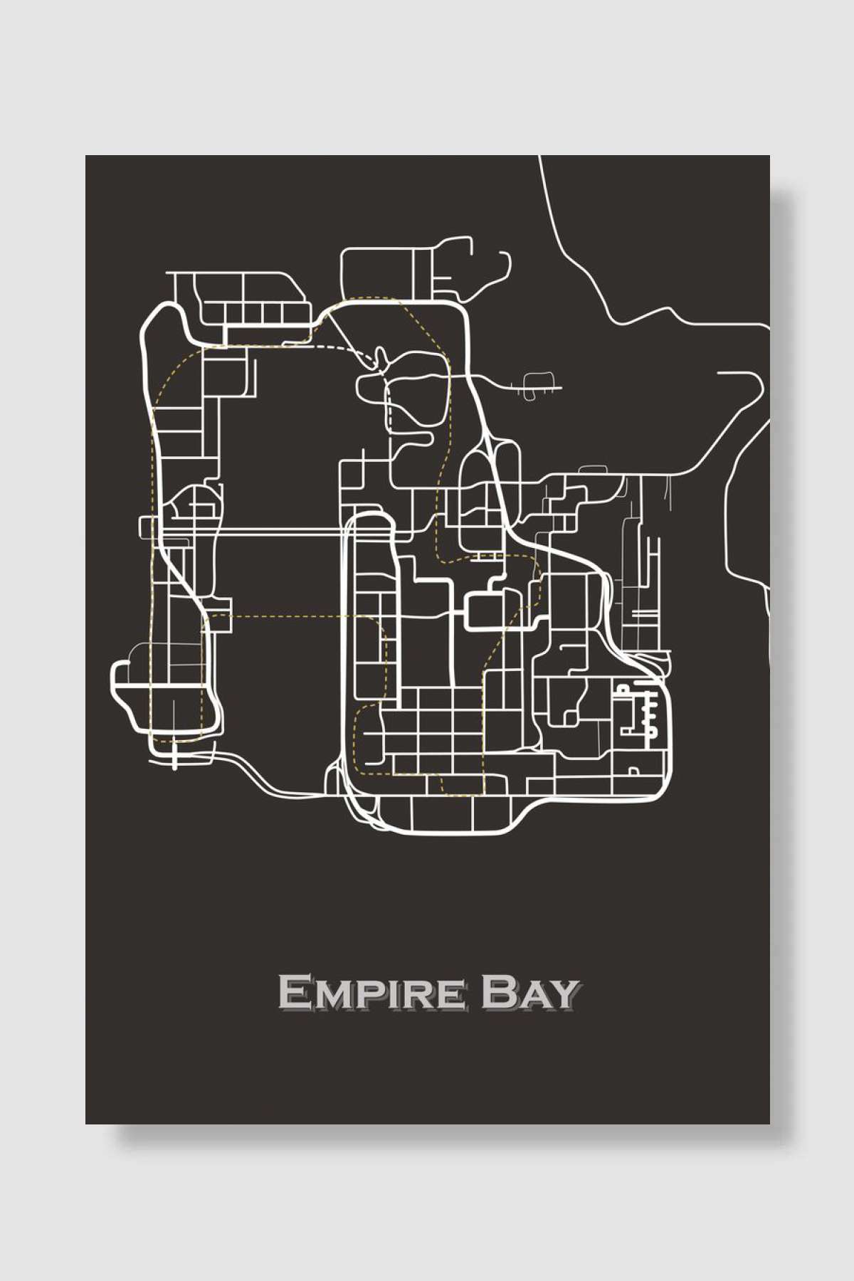 Map Oyun Poster Çerçevesiz Yüksek Kalite Oyun Afiş Duvar Poster