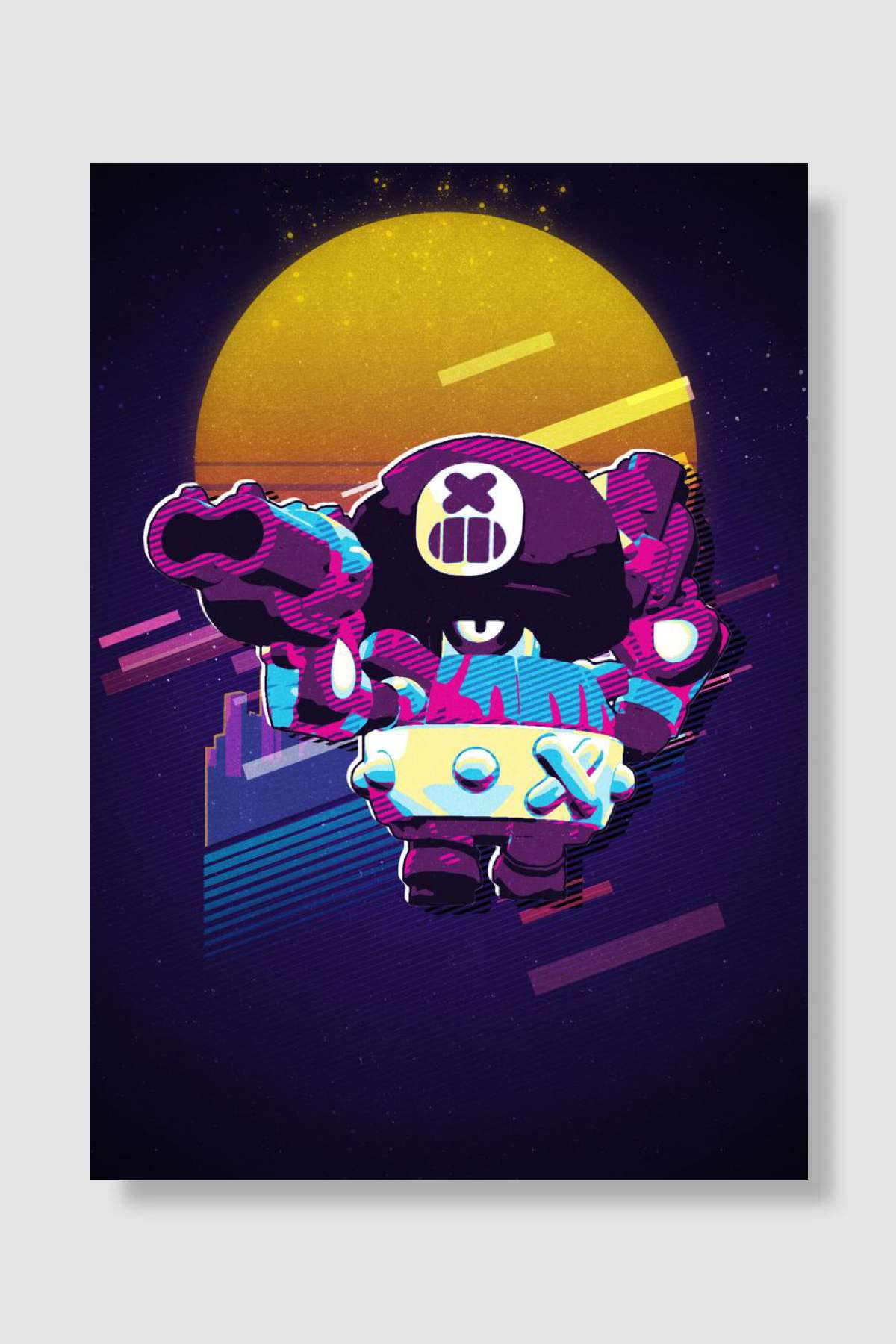 MOBA Multiplayer Online B Oyun Poster Çerçevesiz Yüksek Kalite Oyun Afiş Duvar Poster