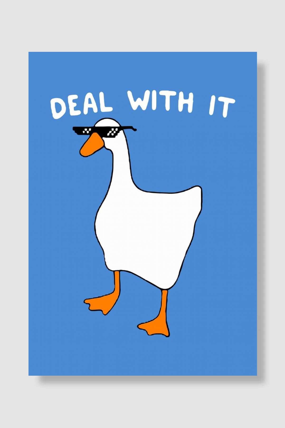 untitled goose game a Oyun Poster Çerçevesiz Yüksek Kalite Oyun Afiş Duvar Poster