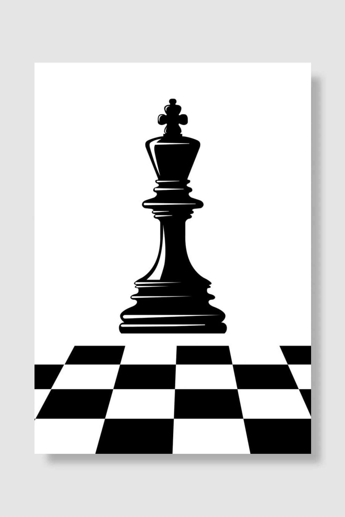 King Chess Oyun Poster Çerçevesiz Yüksek Kalite Oyun Afiş Duvar Poster - En İyi Fiyatlarla