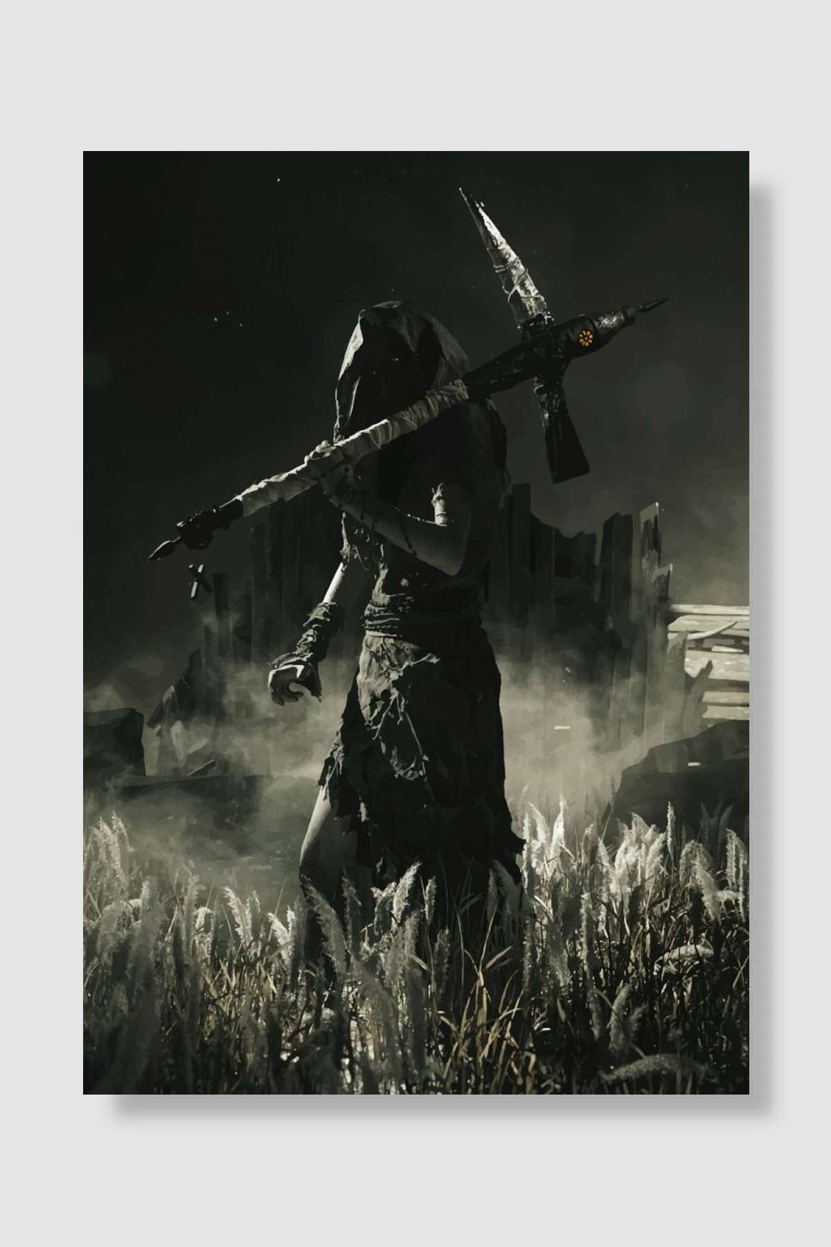 outlast Oyun Poster Çerçevesiz Yüksek Kalite Oyun Afiş Duvar Poster