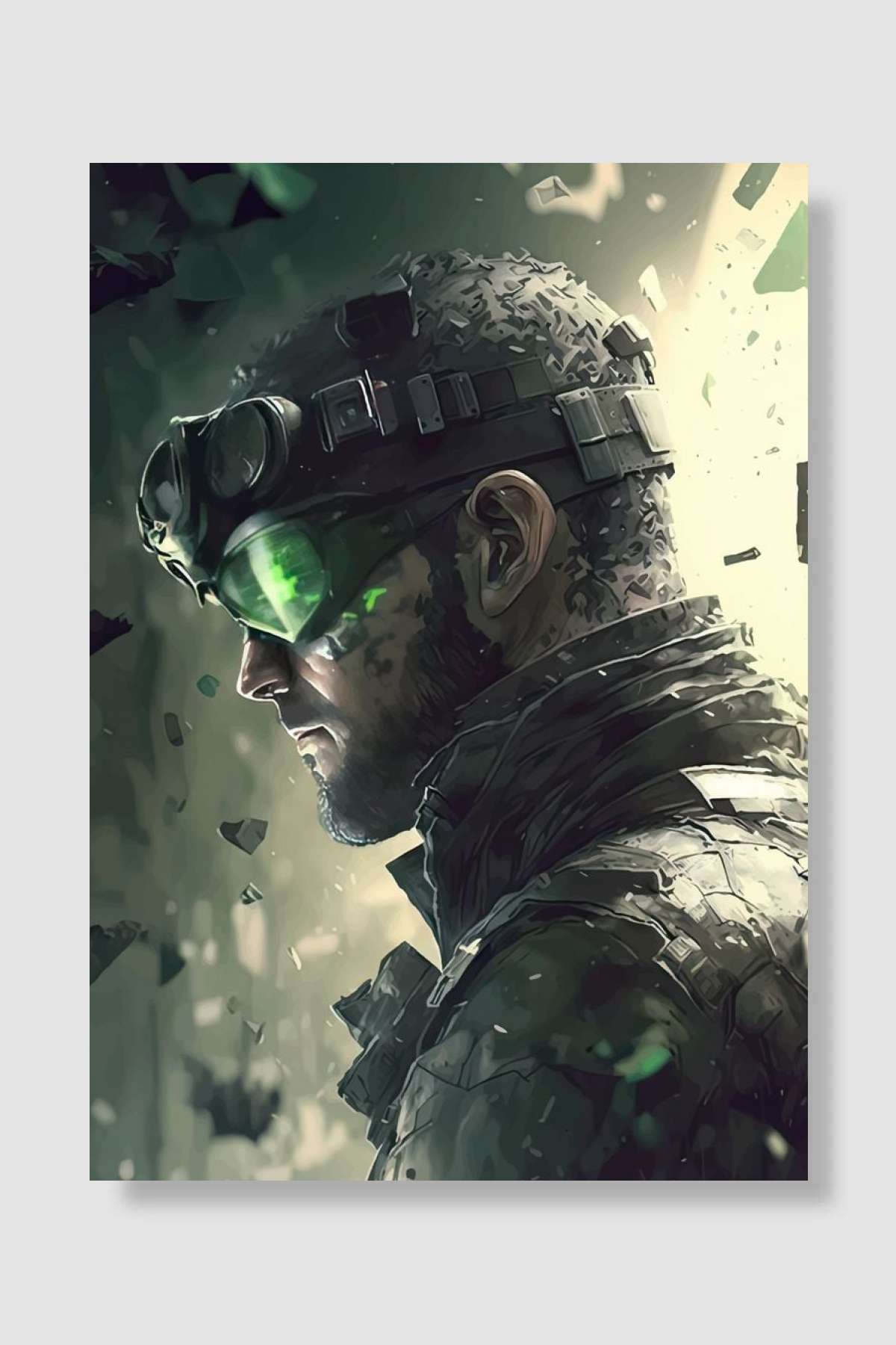 sniper splintercell Oyun Poster Çerçevesiz Yüksek Kalite Oyun Afiş Duvar Poster