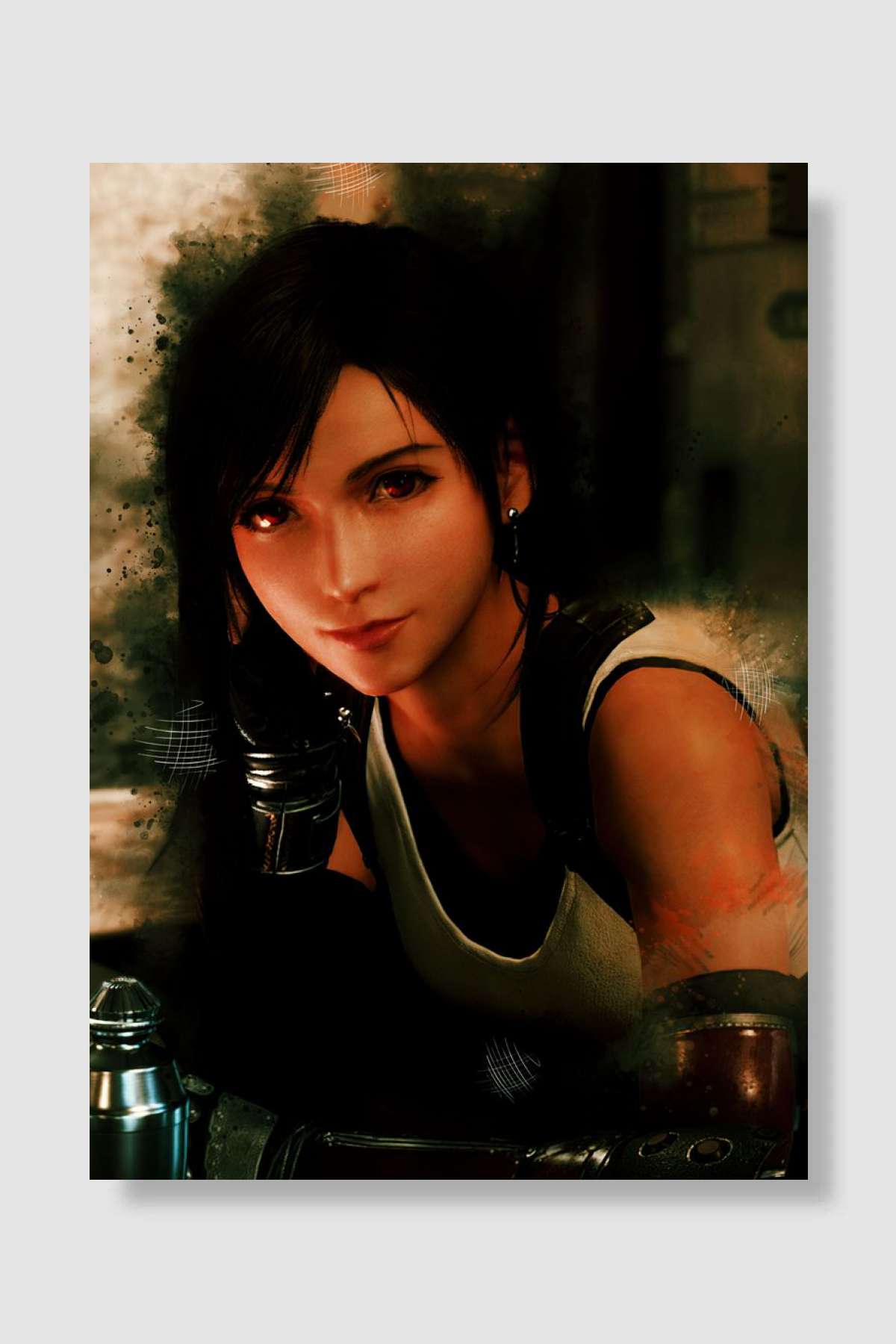 Final Fantasy VII Oyun Poster Çerçevesiz Yüksek Kalite Oyun Afiş Duvar Poster