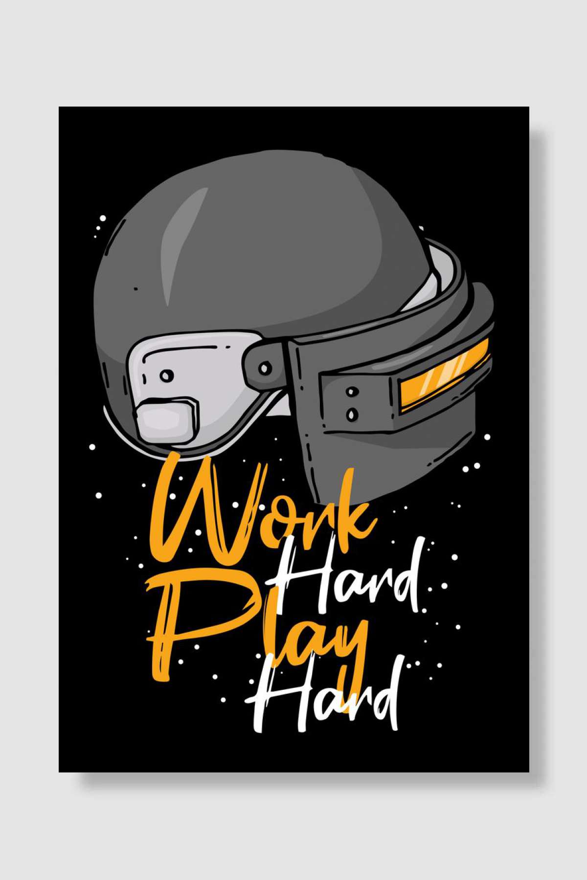 Gaming Helmet - quotes Oyun Poster Çerçevesiz Yüksek Kalite Oyun Afiş Duvar Poster - En İyi Fiyatlarla