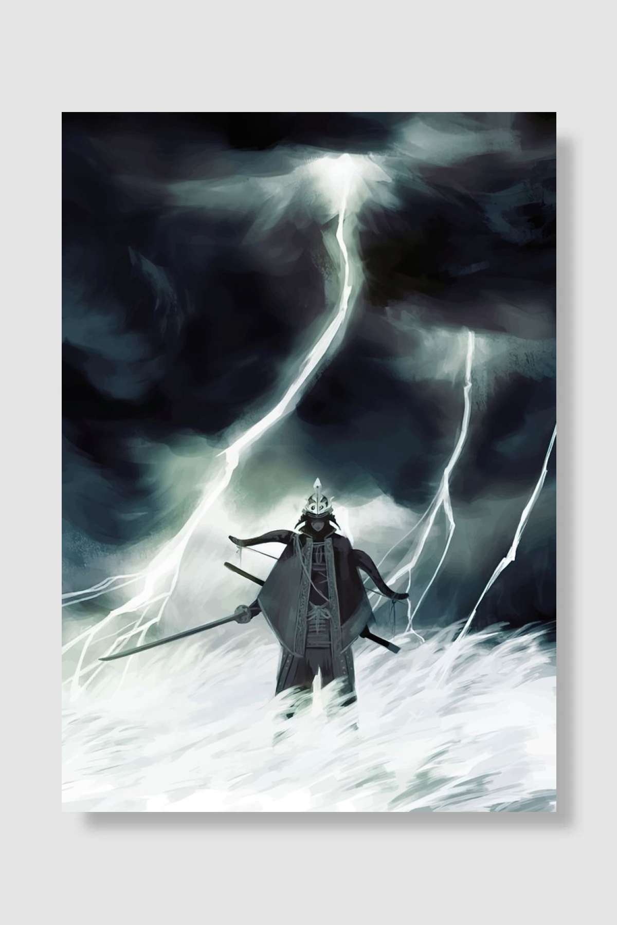 The Wolf Sekiro Oyun Poster Çerçevesiz Yüksek Kalite Oyun Afiş Duvar Poster - En İyi Fiyatlarla