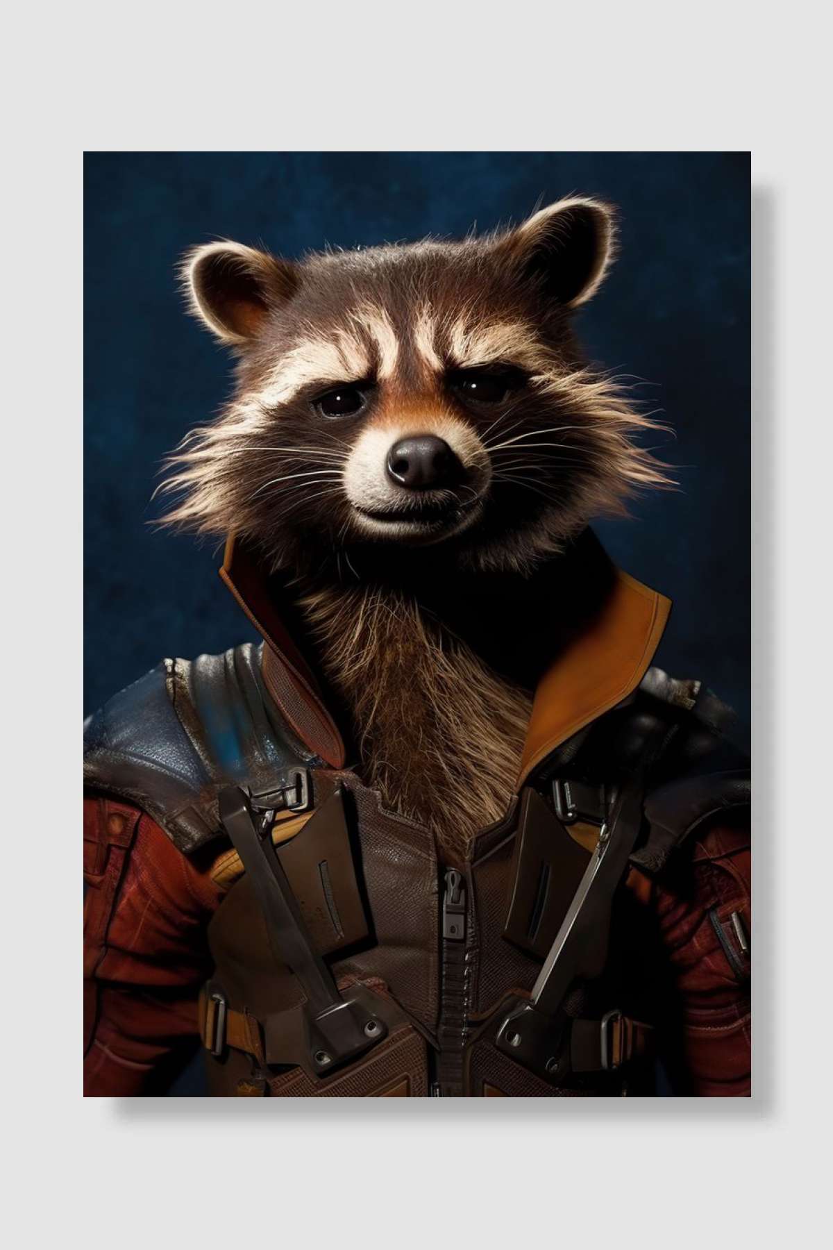 Raccoon warrior Oyun Poster Çerçevesiz Yüksek Kalite Oyun Afiş Duvar Poster - En İyi Fiyatlarla