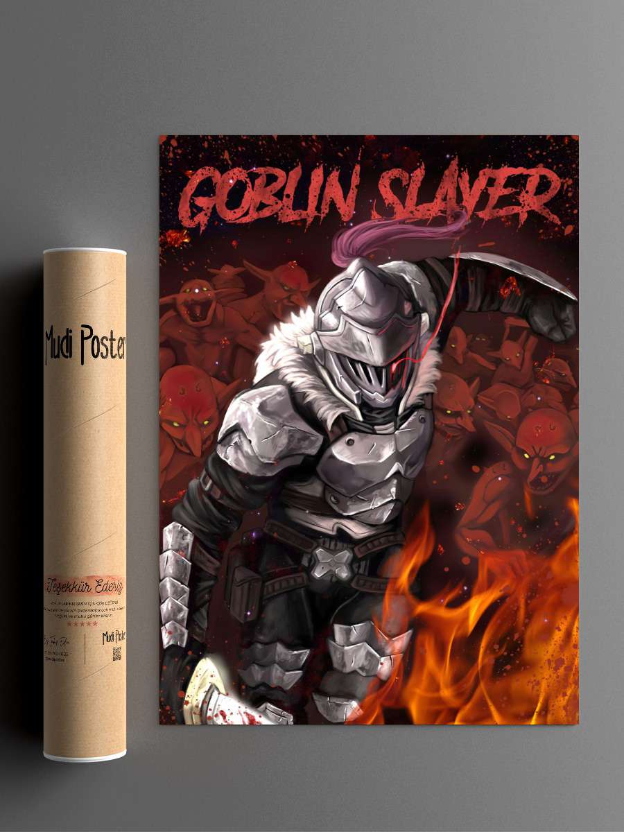 Goblin Slayer Anime Poster Çerçevesiz Yüksek Kalite Anime Duvar Poster